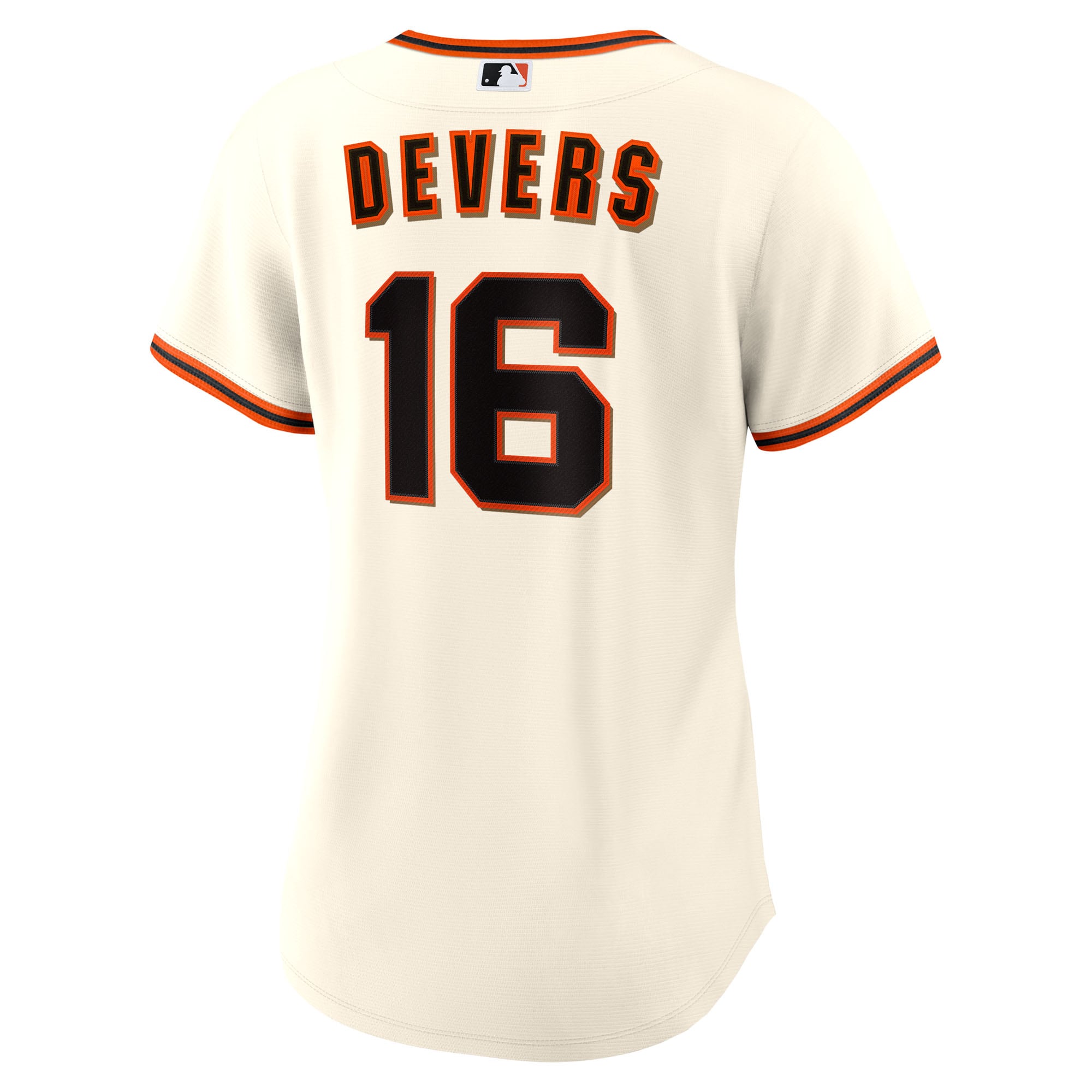 Rafael Devers San Francisco Giants Women's Home Replica Jersey - White - angle 4