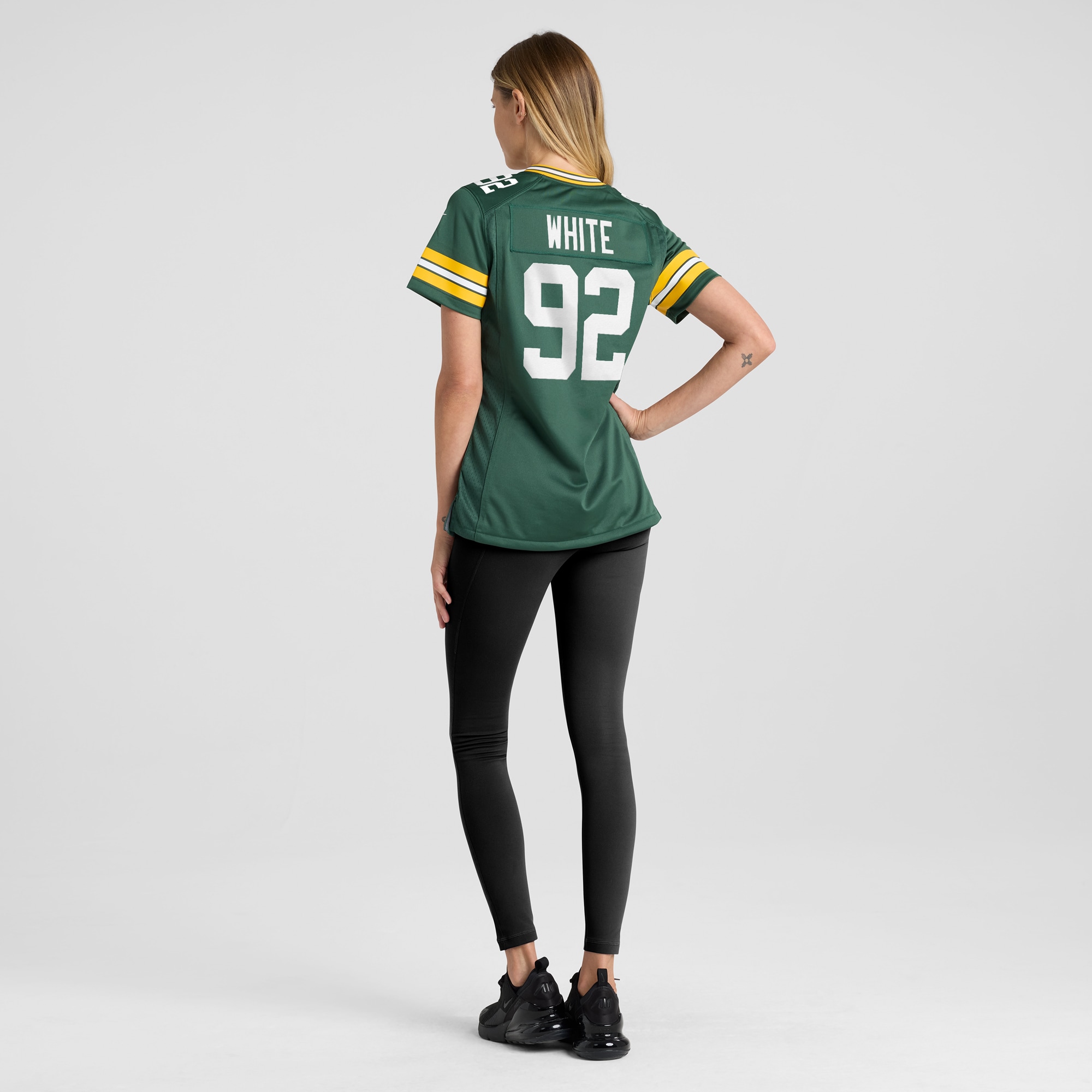Reggie White Green Bay Packers Women's Game Retired Player Jersey - Green - angle 7