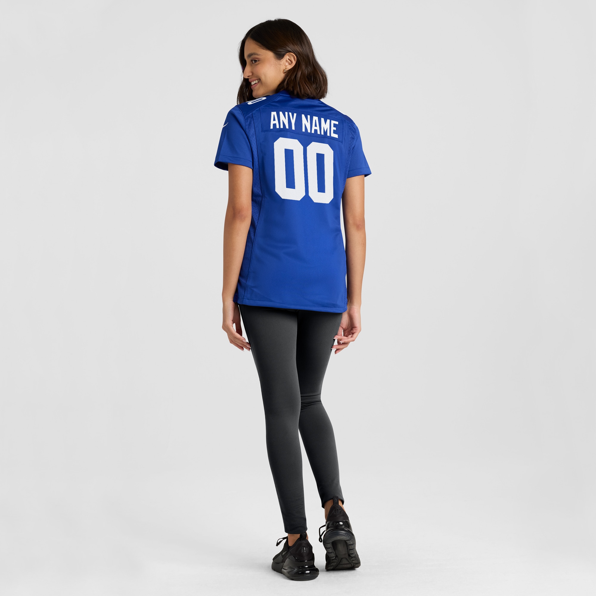New York Giants Women's Custom Jersey - Royal - angle 7