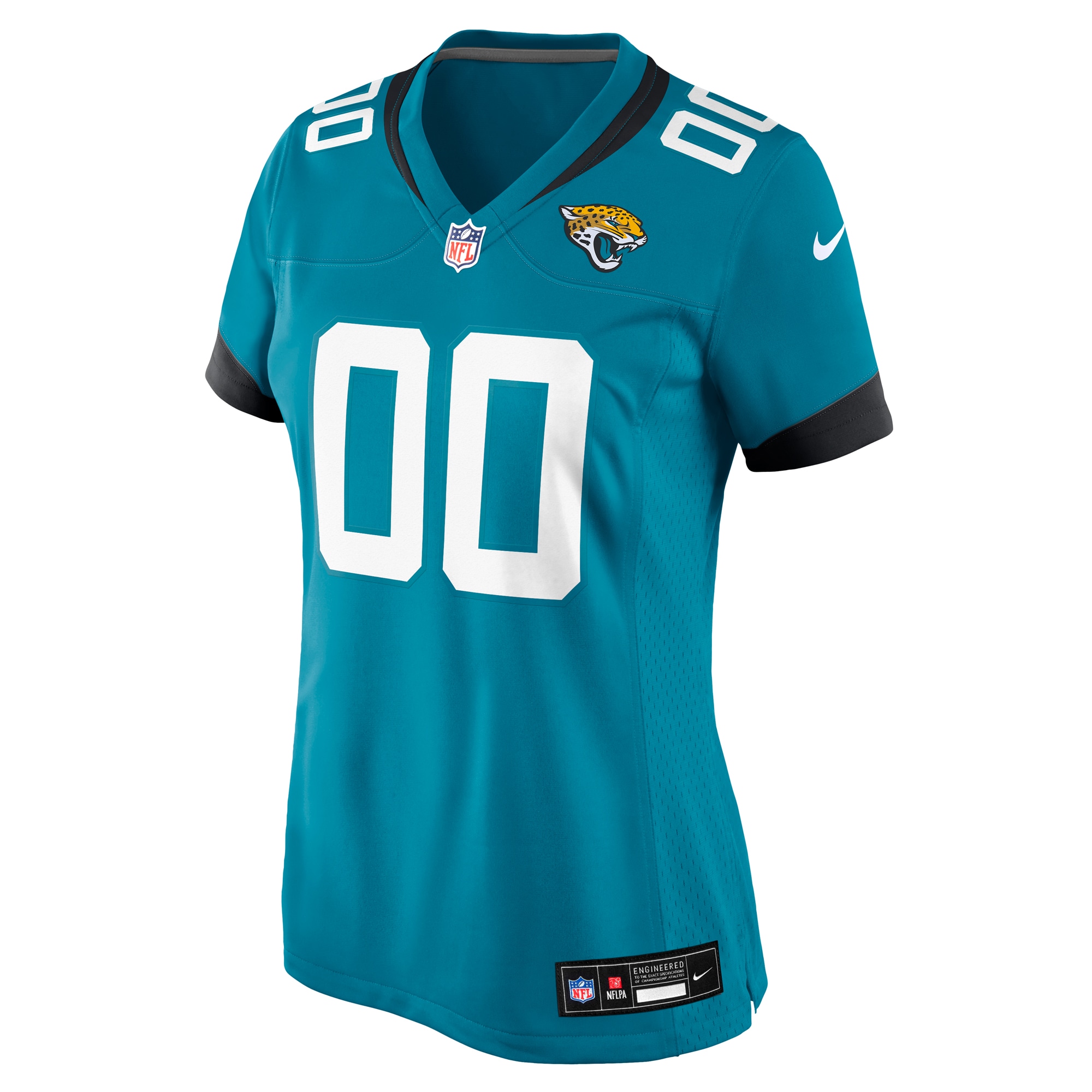 Jacksonville Jaguars Women's Custom Team Jersey - Teal - angle 4