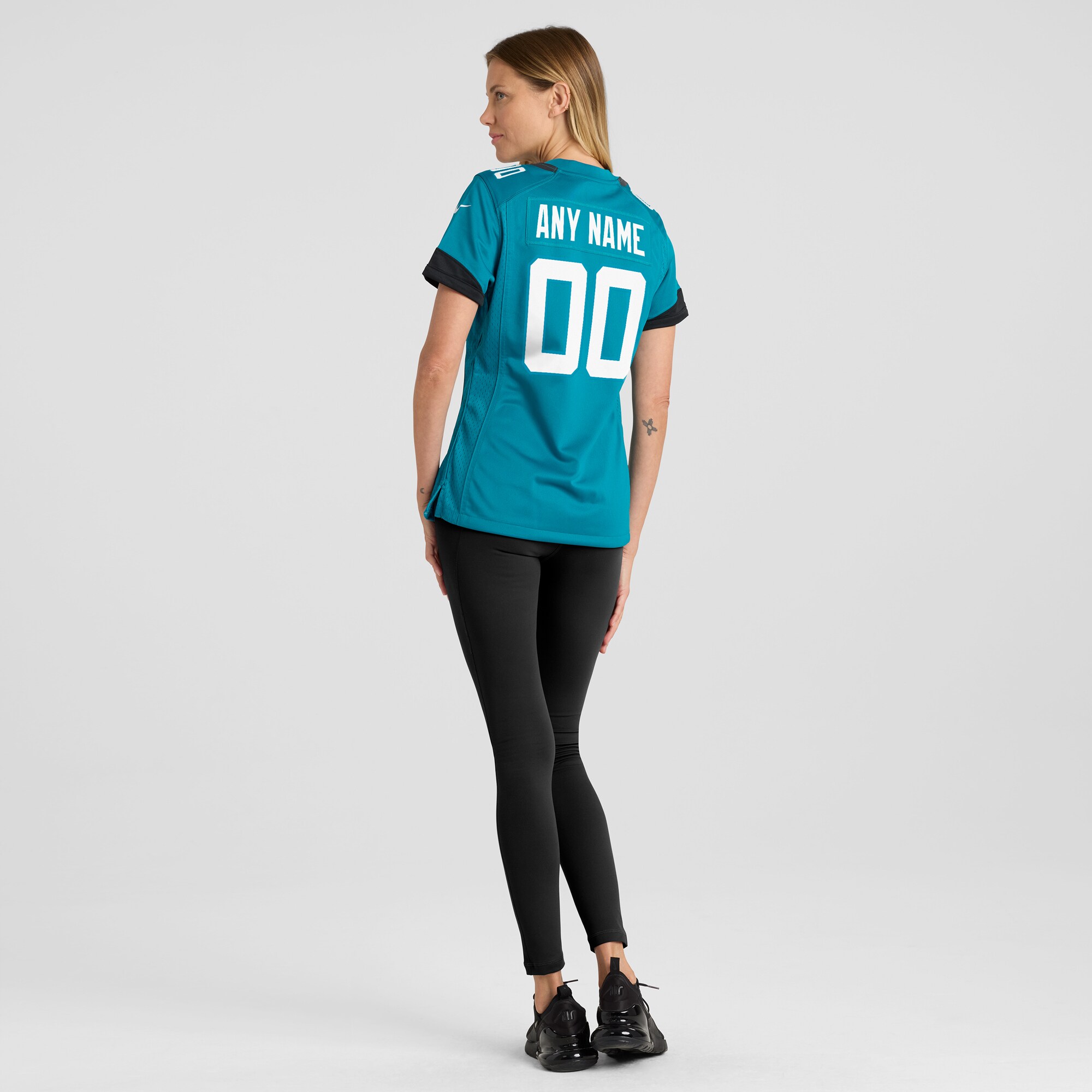 Jacksonville Jaguars Women's Custom Team Jersey - Teal - angle 7