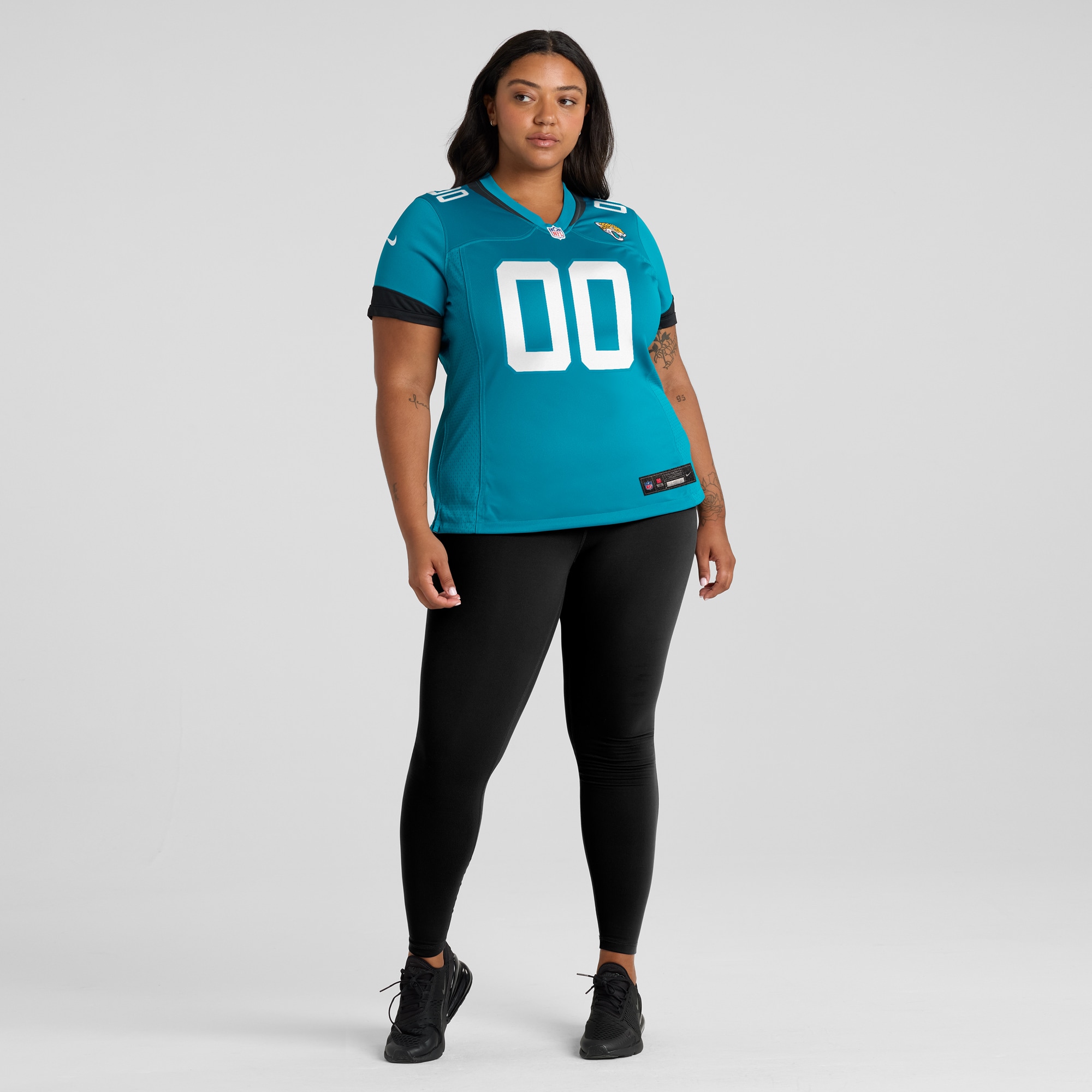 Jacksonville Jaguars Women's Custom Team Jersey - Teal - angle 8