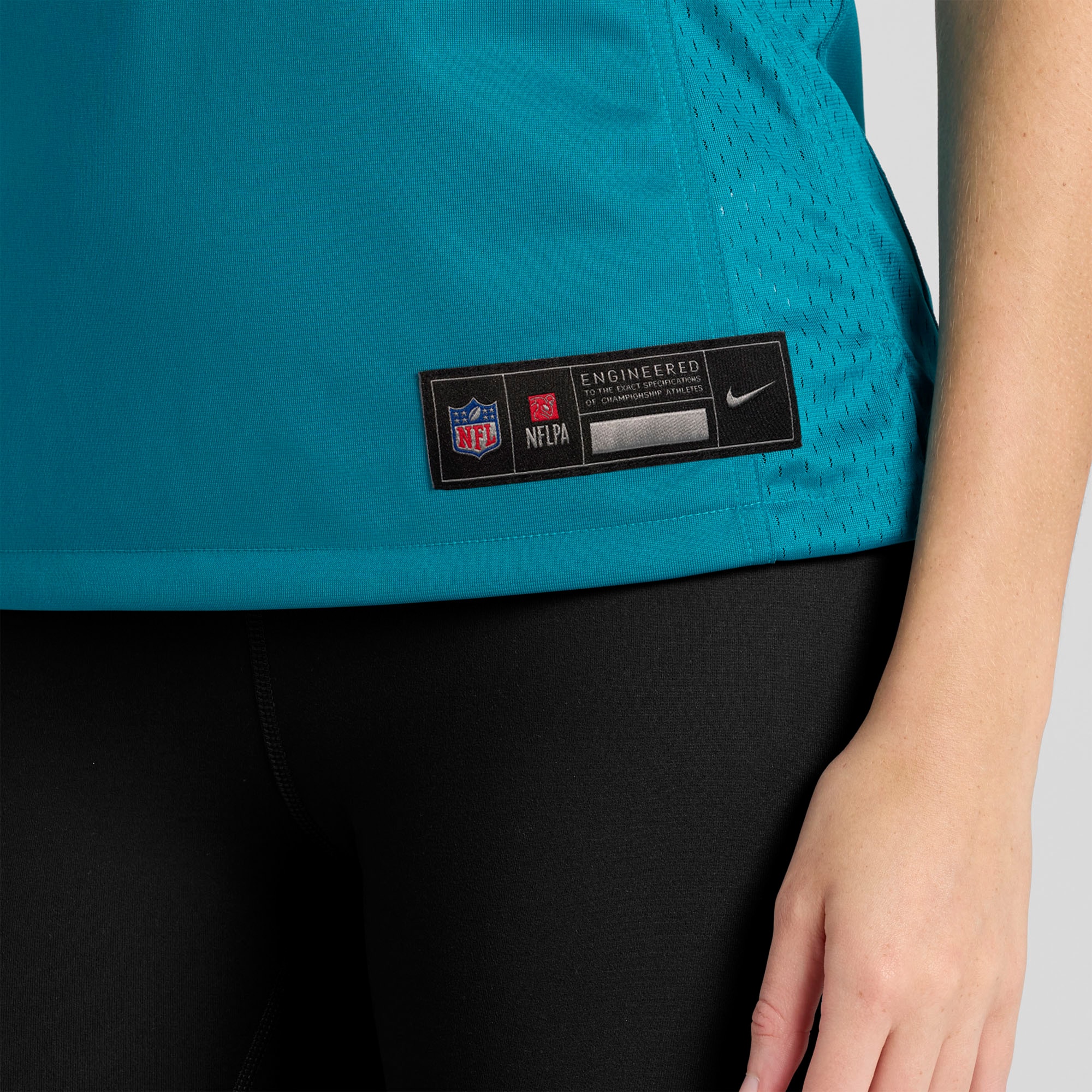Jacksonville Jaguars Women's Custom Team Jersey - Teal - angle 10