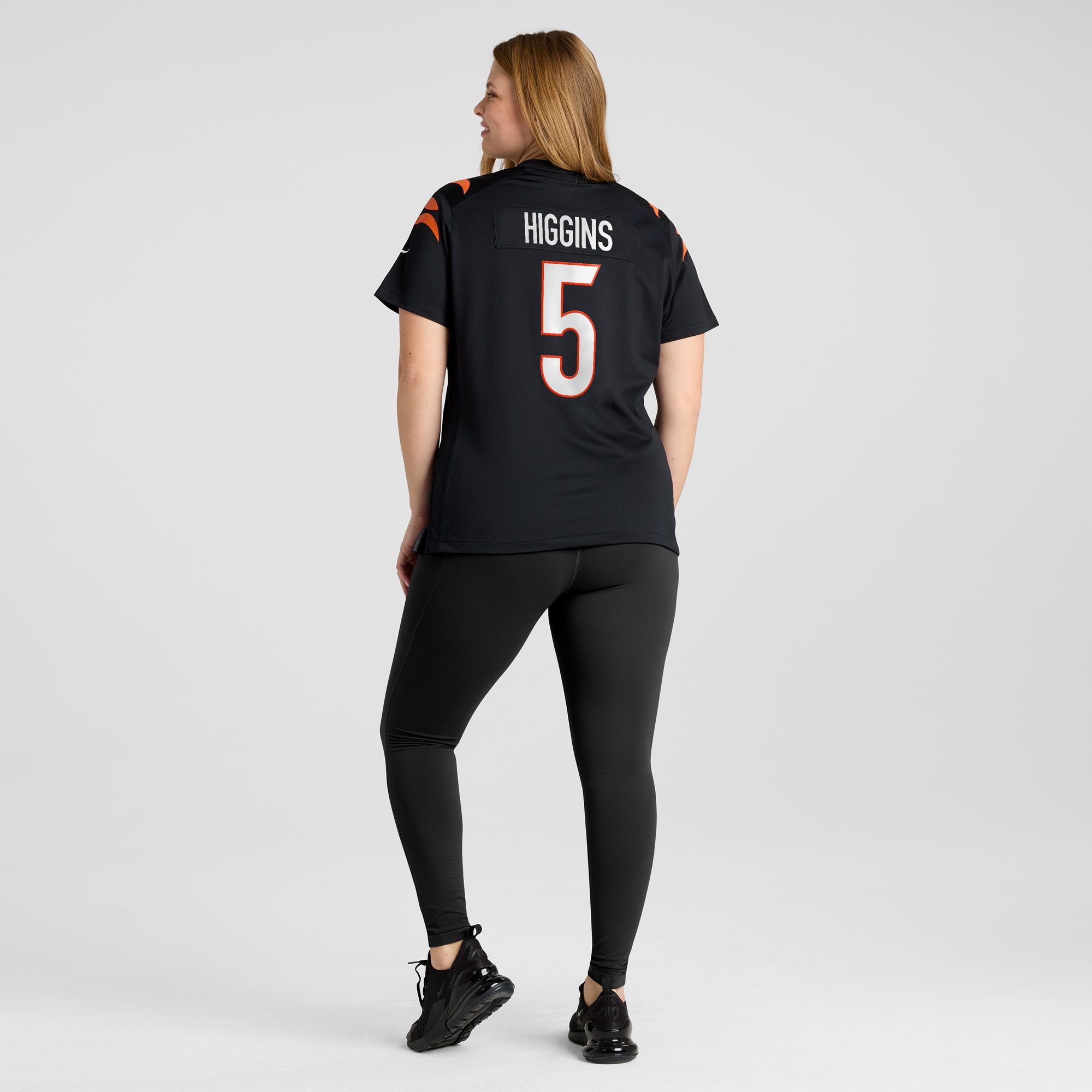 Tee Higgins Cincinnati Bengals Women's Game Player Jersey - Black - angle 9