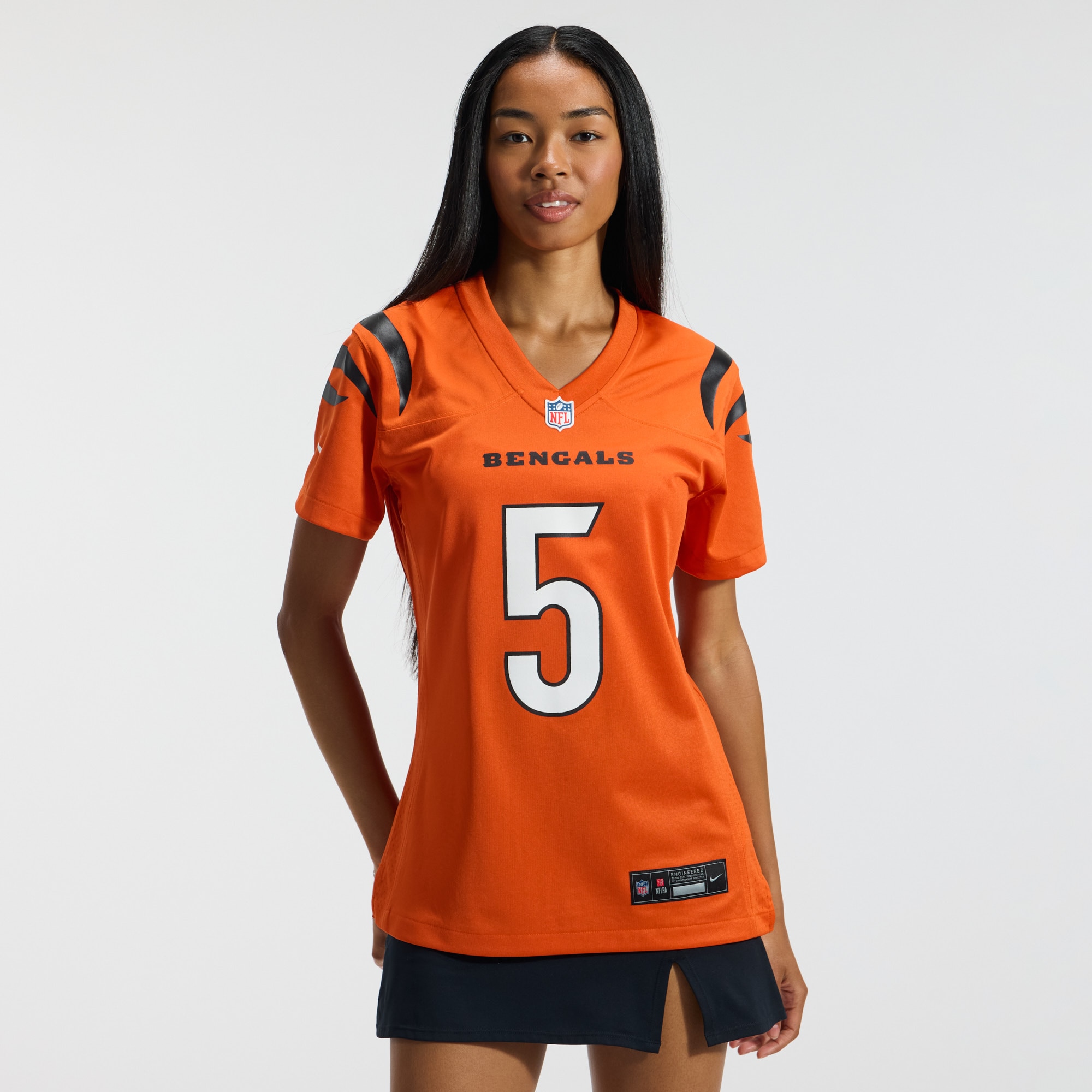 Tee Higgins Cincinnati Bengals Women's Alternate Game Jersey - Orange - angle 6