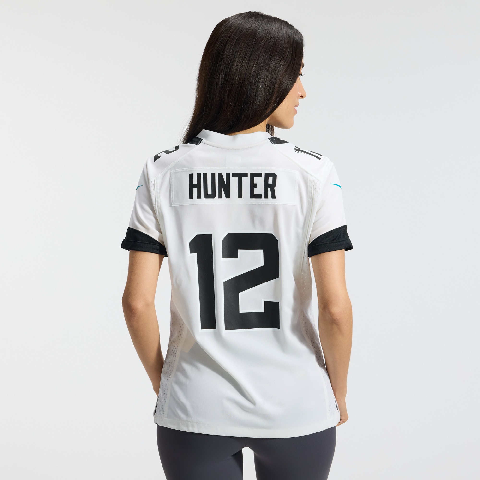 Travis Hunter Jacksonville Jaguars Women's Game Jersey - White - angle 5