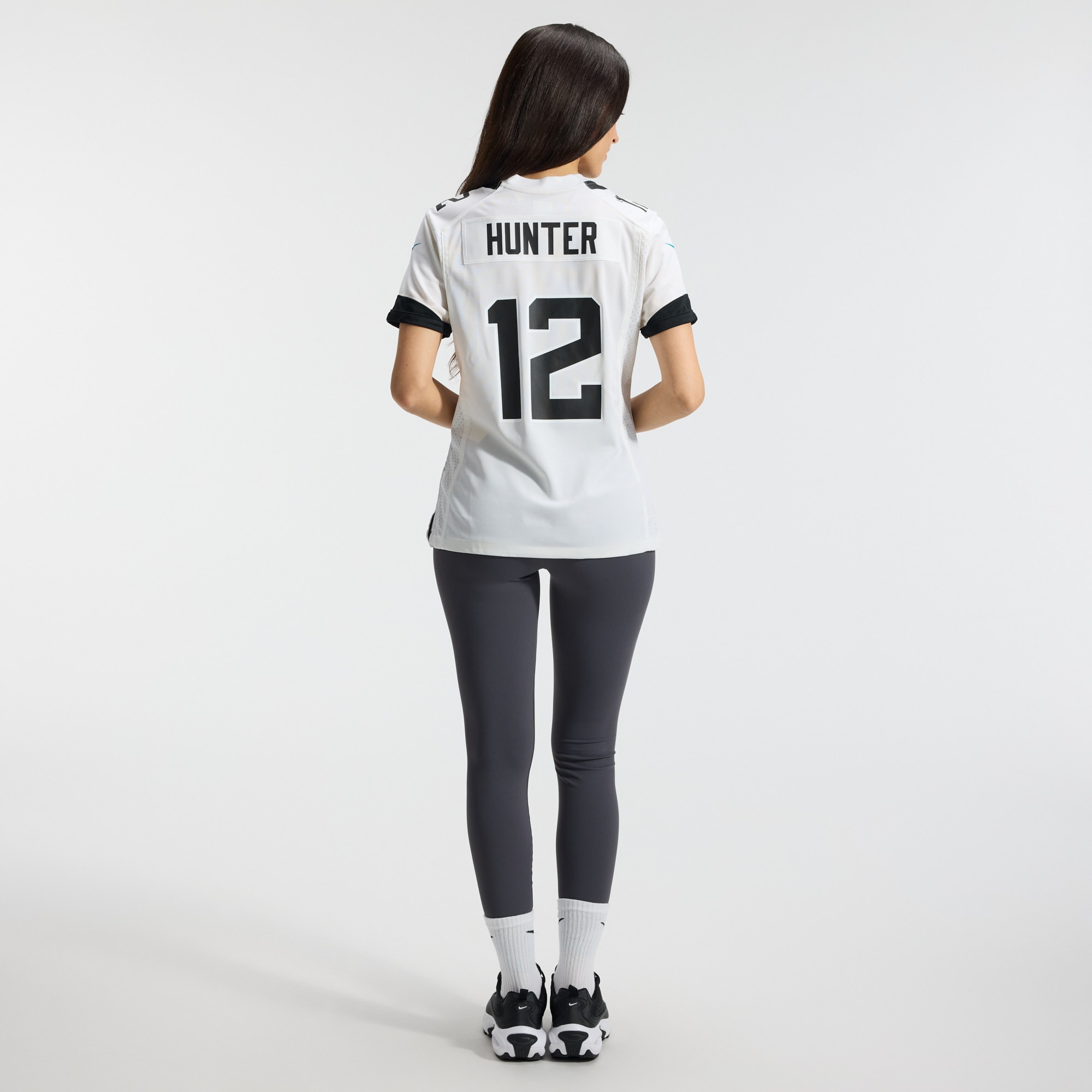Travis Hunter Jacksonville Jaguars Women's Game Jersey - White - angle 7