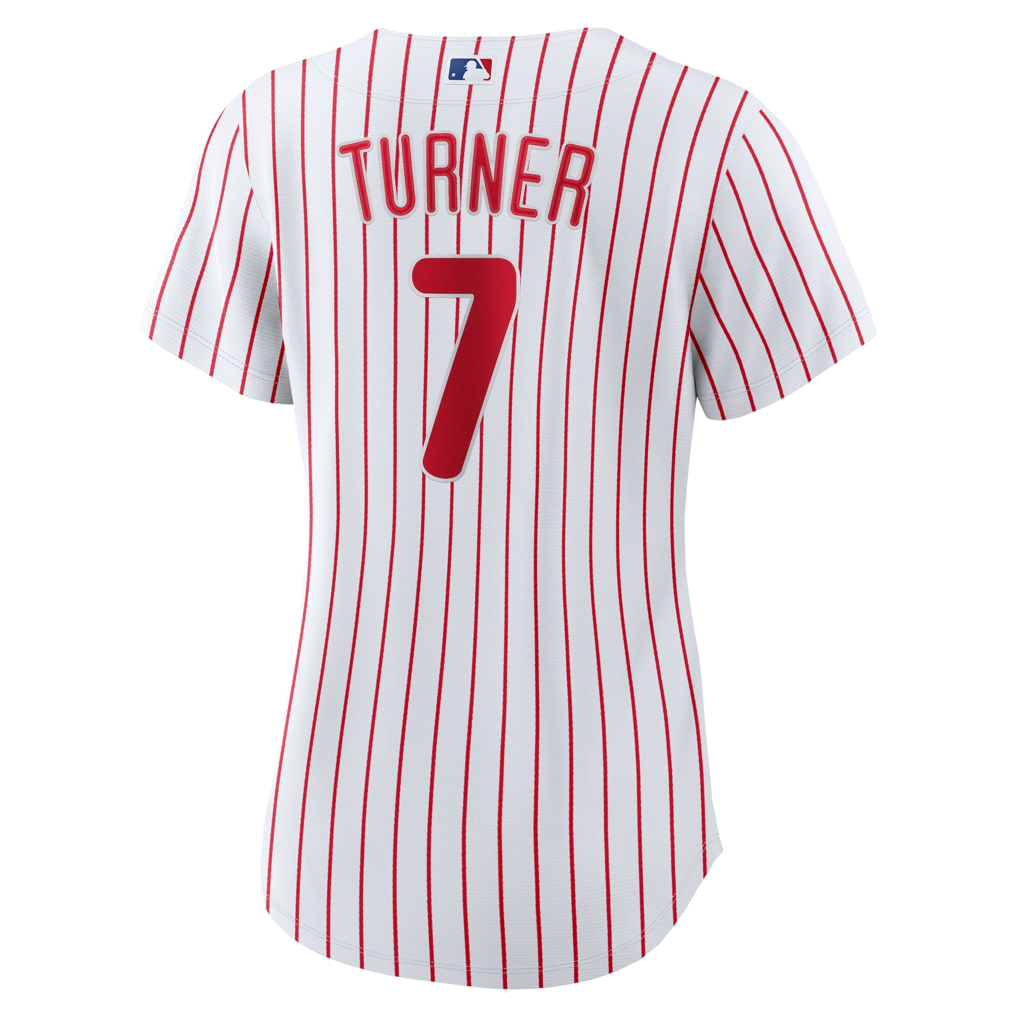Trea Turner Philadelphia Phillies Women's Home Replica Player Jersey - White - angle 5