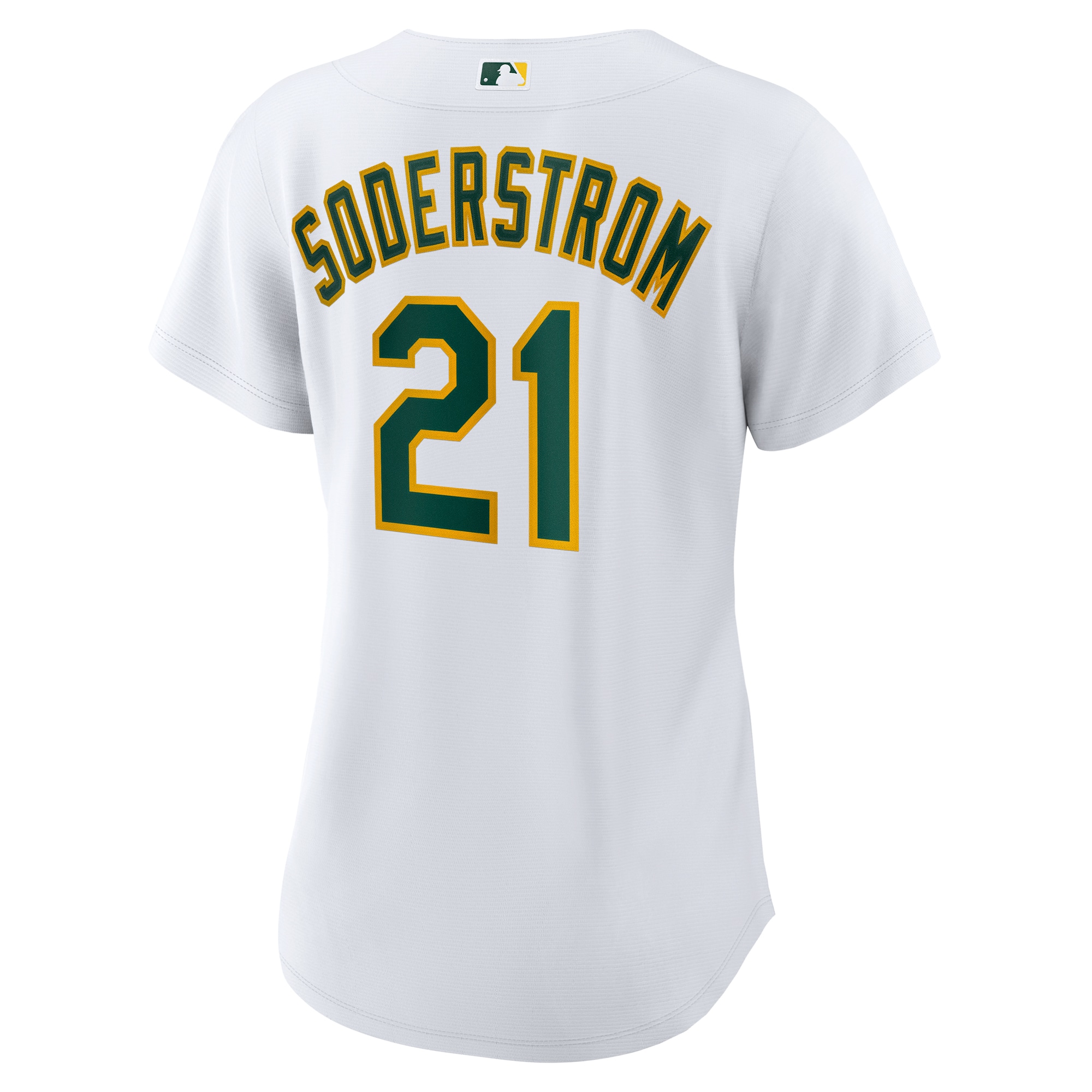 Tyler Soderstrom Athletics Women's Home Replica Jersey - White - angle 5