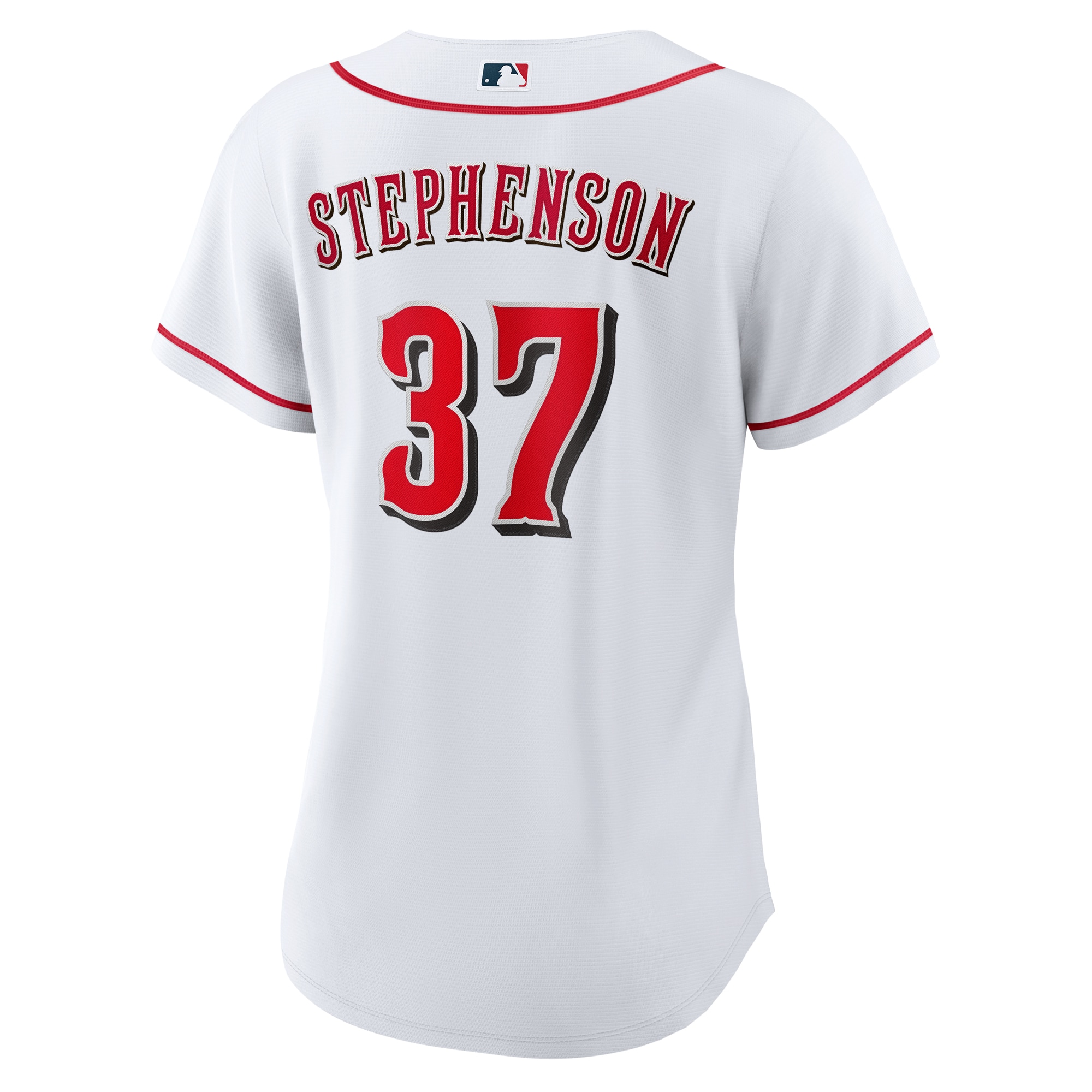 Tyler Stephenson Cincinnati Reds Women's Home Replica Jersey - White - angle 5