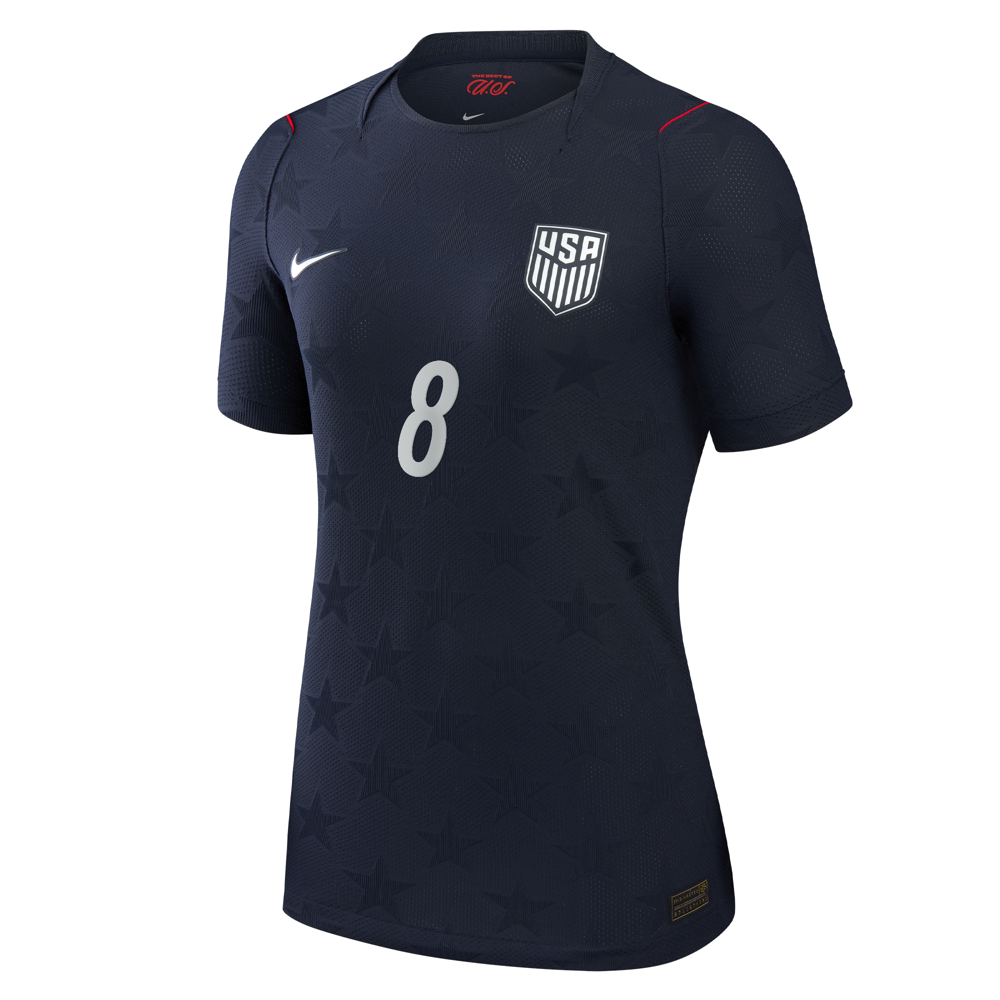 Weston McKennie USMNT Women's 2026 Away Match Authentic Jersey - Blue - angle 4