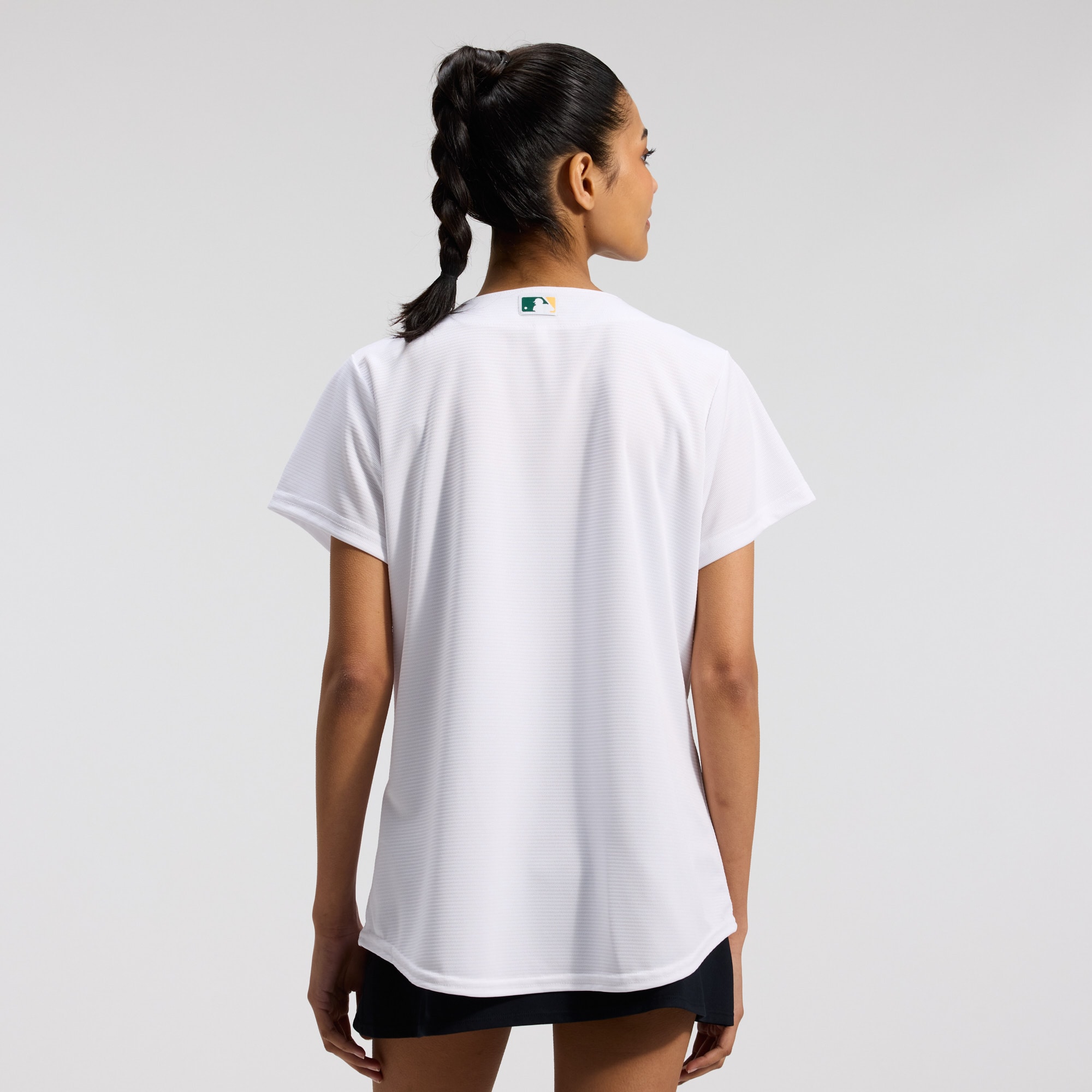 Athletics Women's Home Replica Team Jersey - White - angle 4