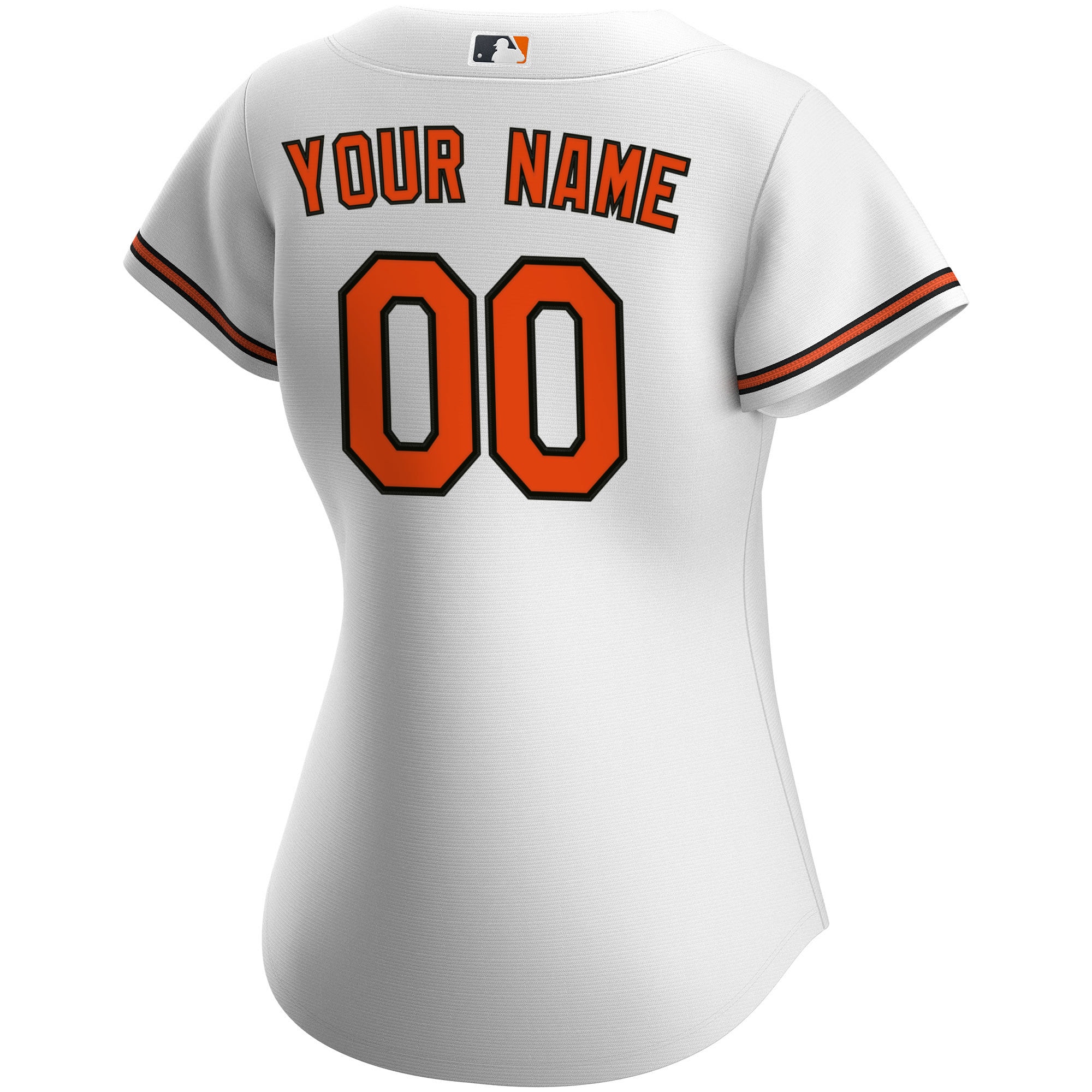 Baltimore Orioles Women's Home Replica Custom Jersey - White - angle 5