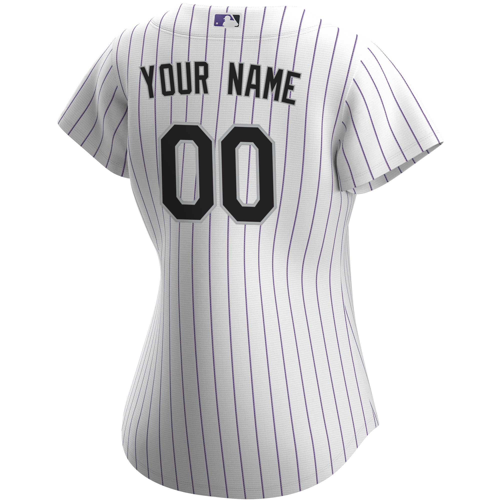 Colorado Rockies Women's Home Replica Custom Jersey - White - angle 5