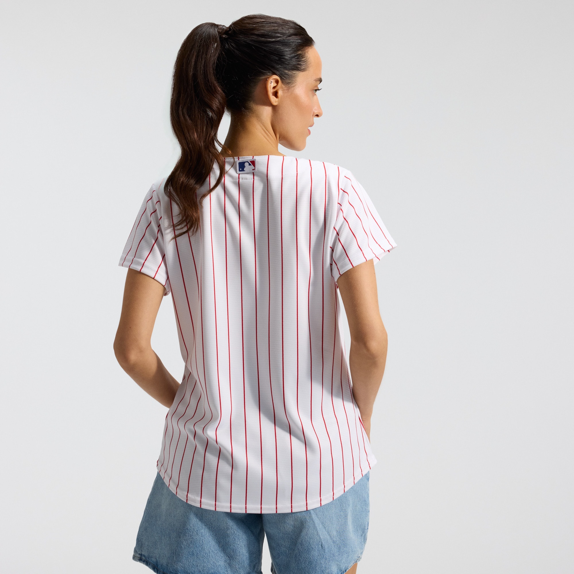 Philadelphia Phillies Women's Home Replica Team Jersey - White - angle 4