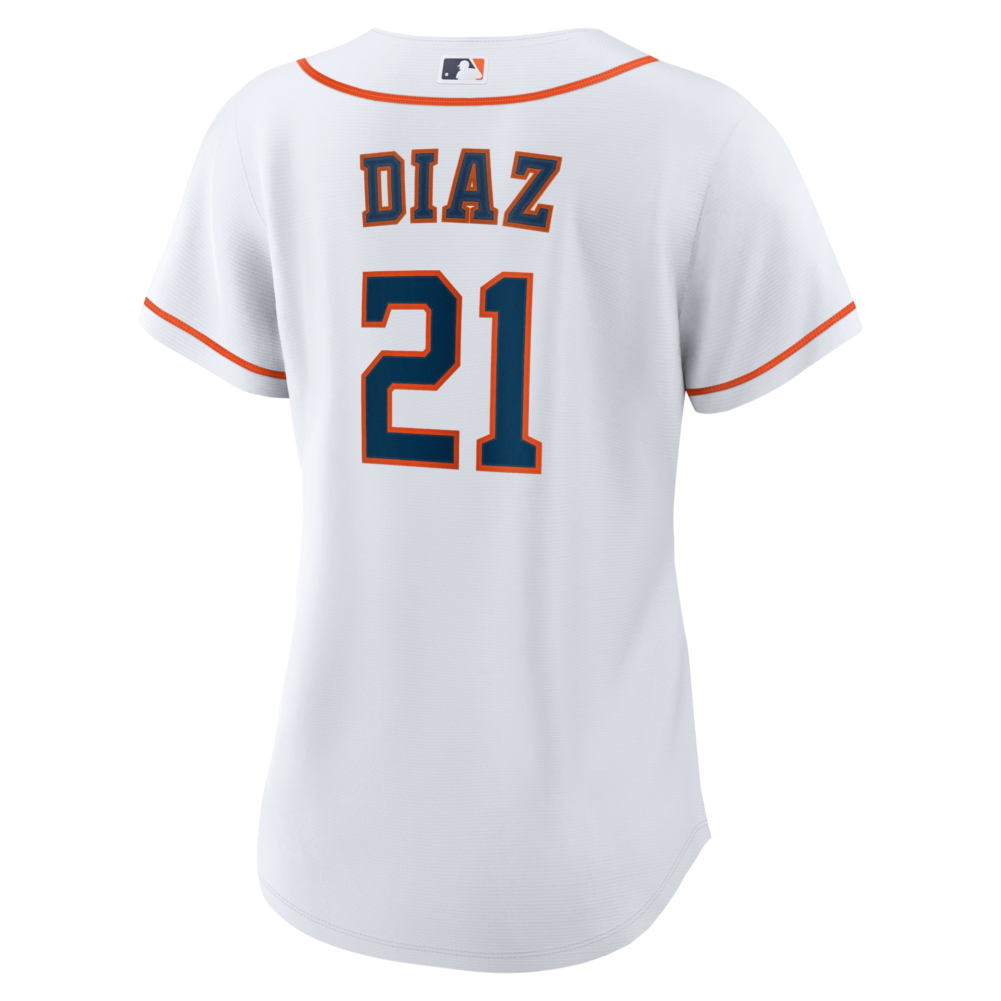 Yainer Diaz Houston Astros Women's Home Replica Jersey - White - angle 5