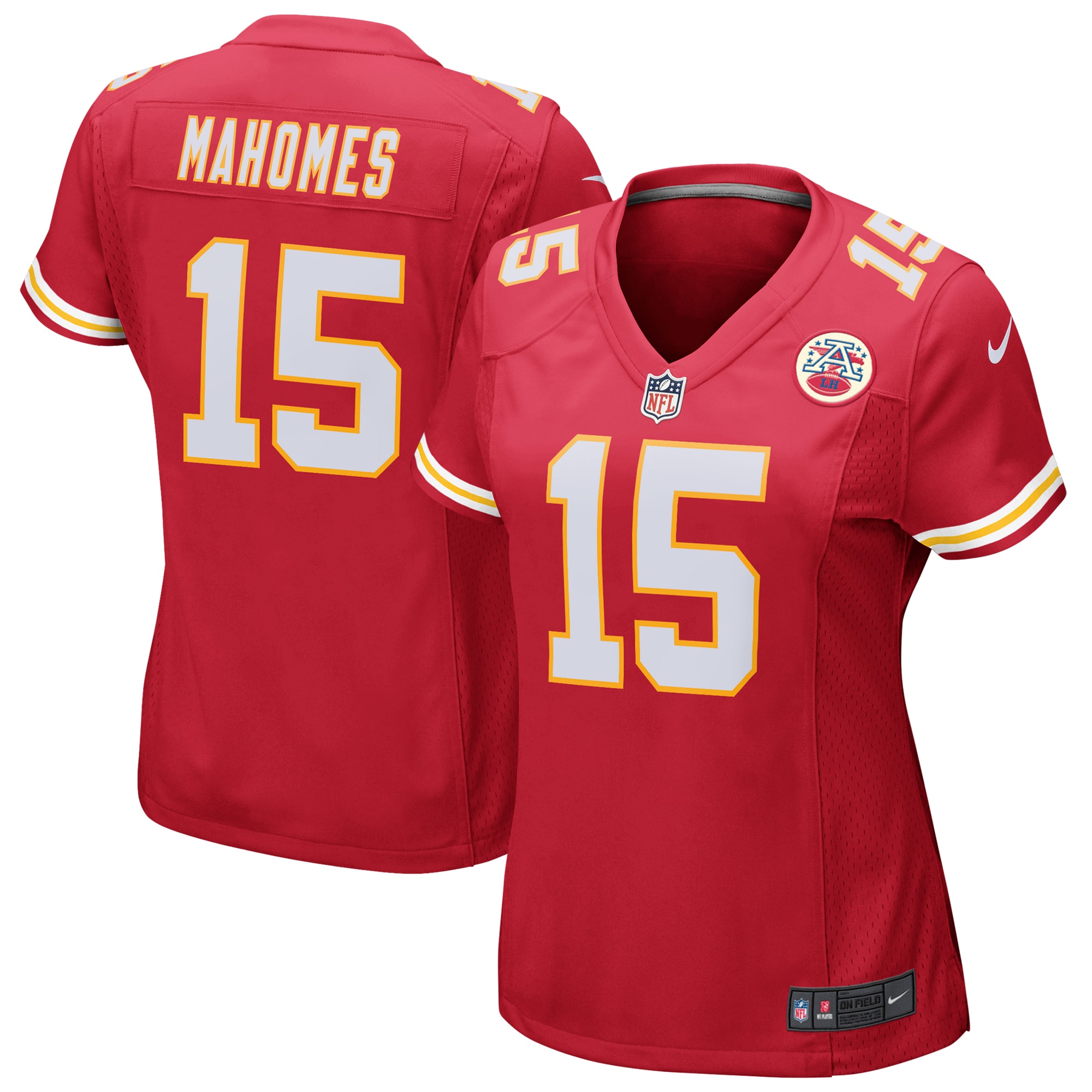 Patrick Mahomes #15 Kansas City Chiefs NFL Jersey - Red | FanWearStyle