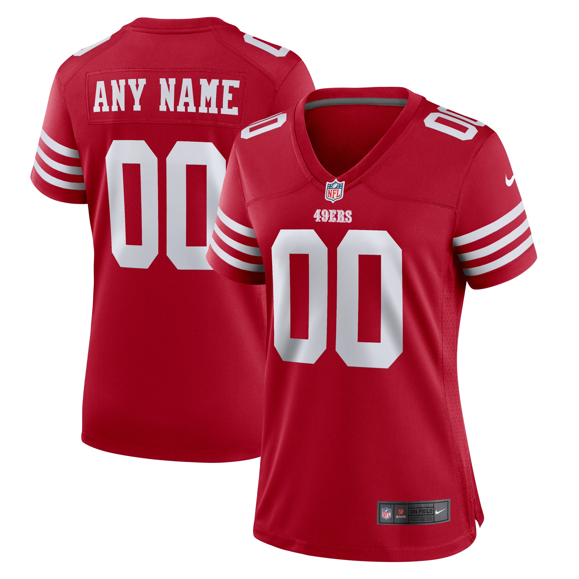 San Francisco 49ers NFL Jersey - Scarlet | FanWearStyle