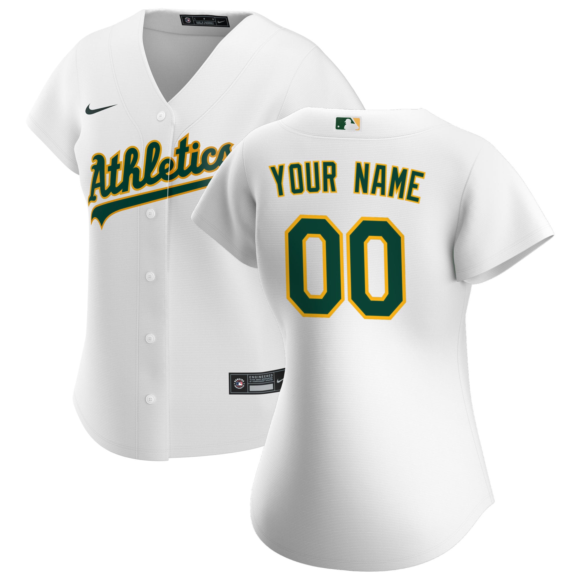 Athletics Home Jersey - White | FanWearStyle