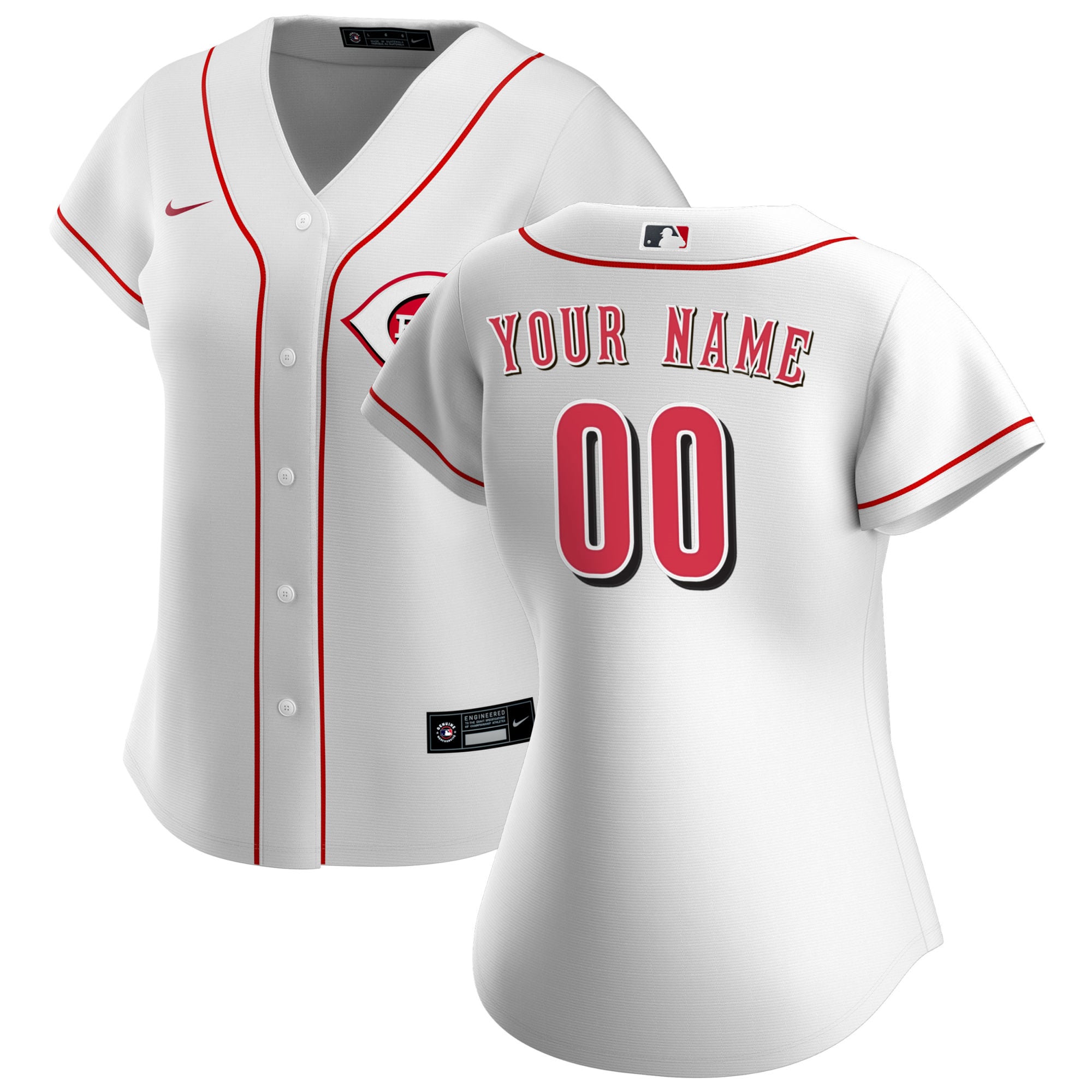 Cincinnati Reds Home MLB Jersey - White | FanWearStyle