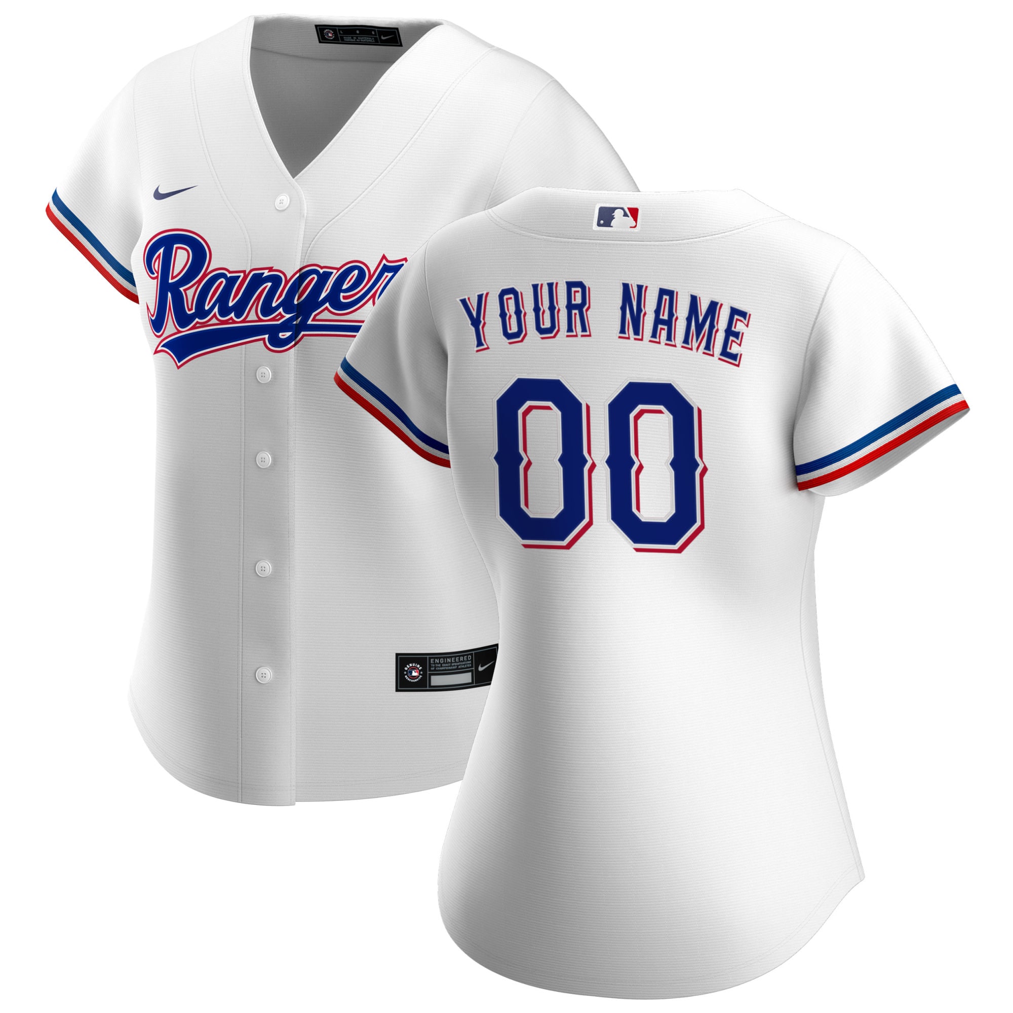 Texas Rangers Home MLB Jersey - White | FanWearStyle