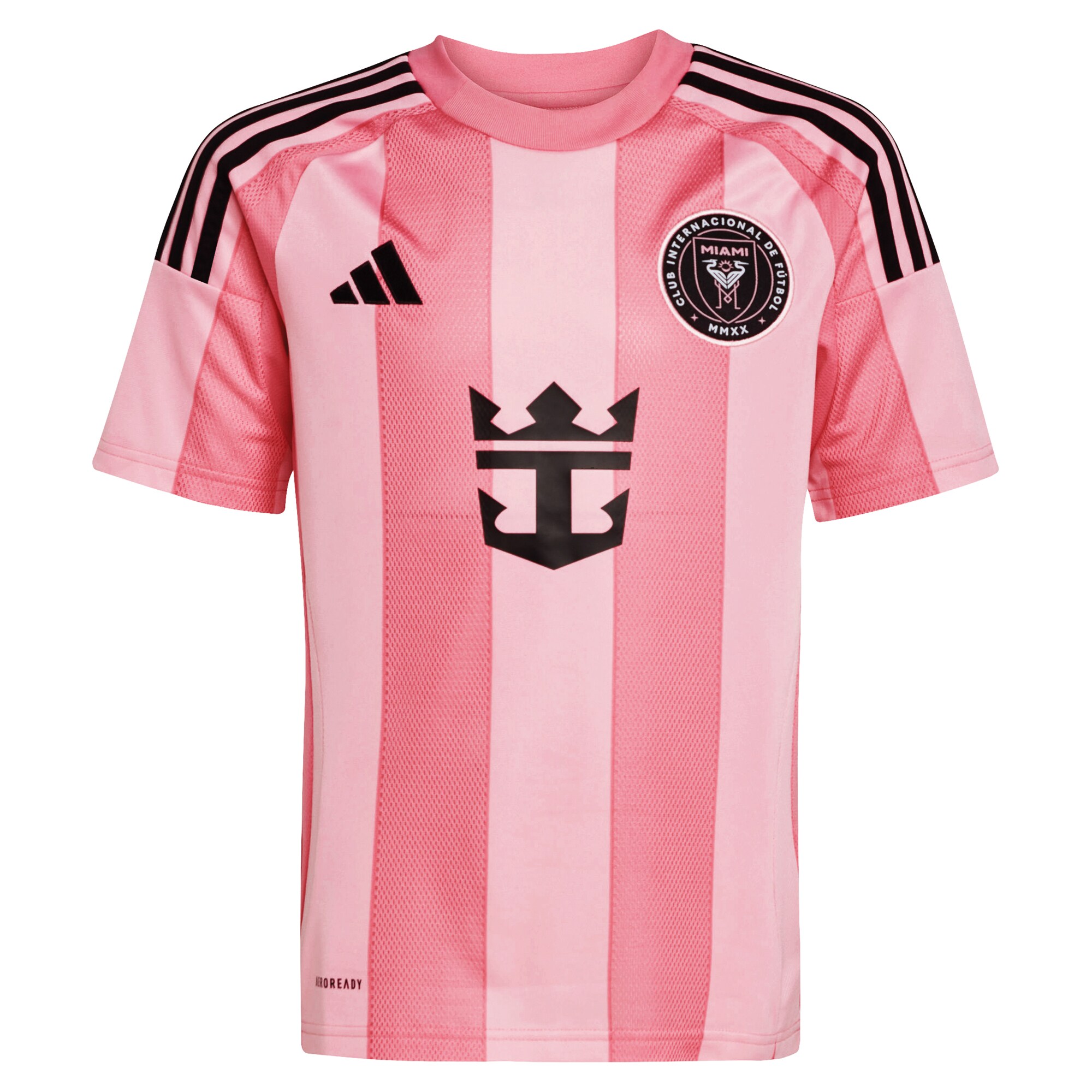Inter Miami CF Youth 2025 Euforia Replica Jersey - Light Pink - angle 4