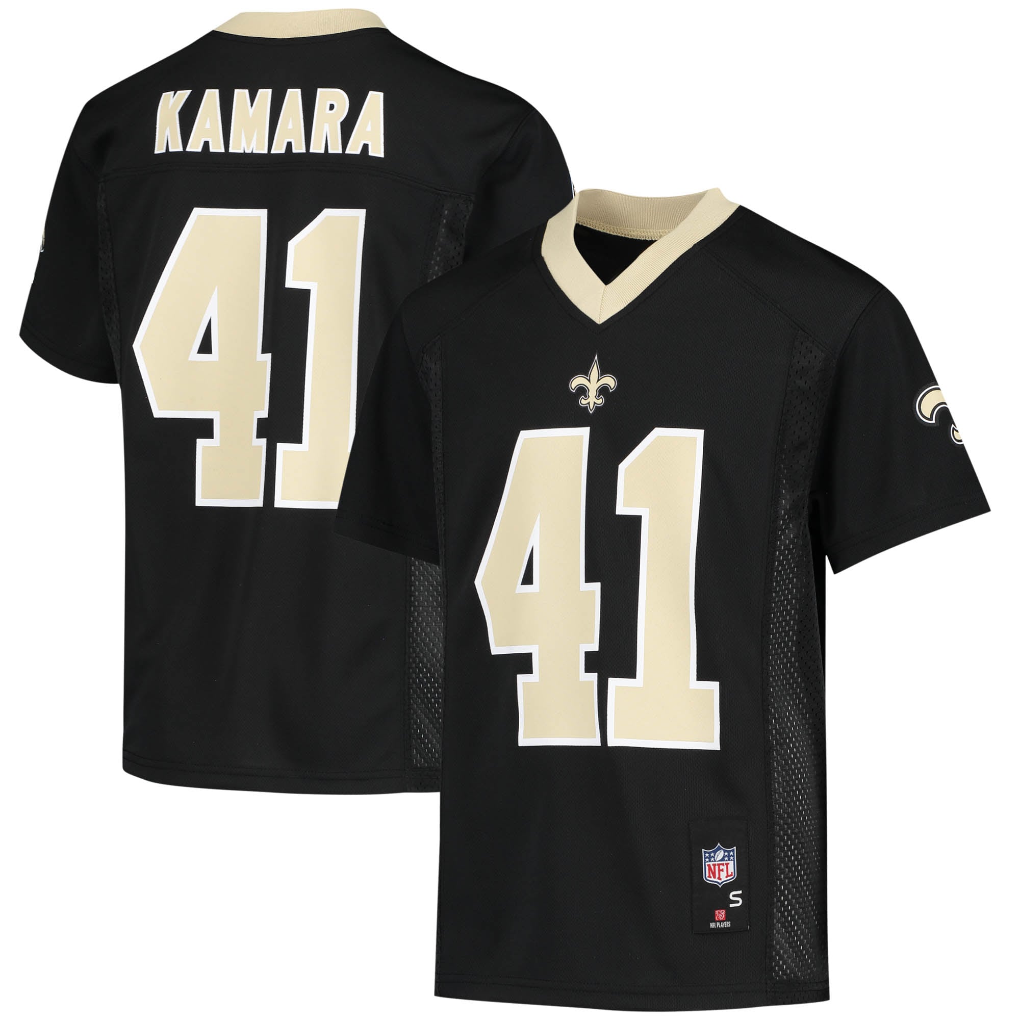 Women's Alvin Kamara New Orleans Saints Replica Jersey - Black | FanWearStyle
