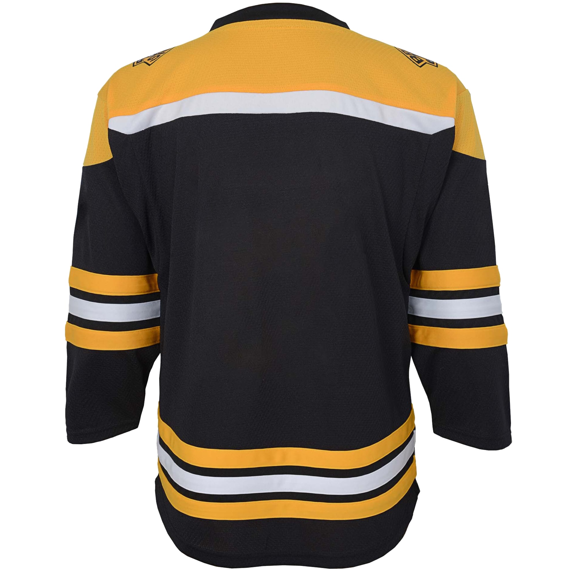 Boston Bruins Youth Home Replica Blank Jersey - Black - angle 4
