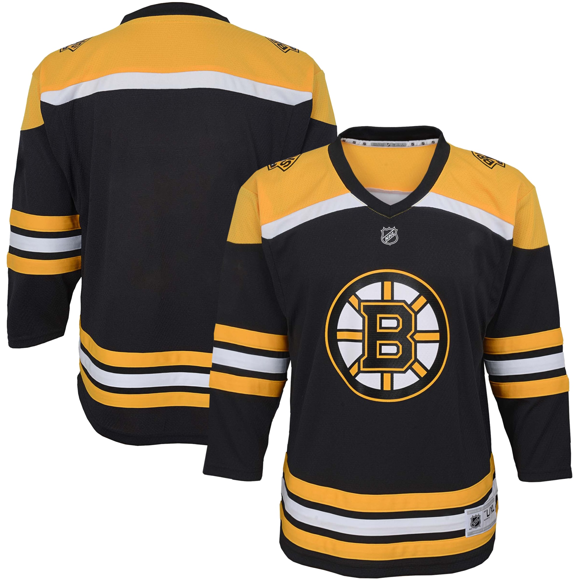 Boston Bruins Home NHL Jersey - Black | FanWearStyle
