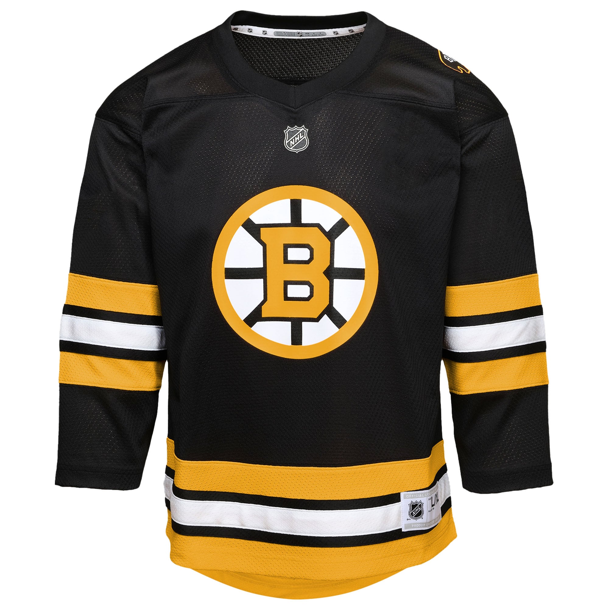 Boston Bruins Youth Home Replica Jersey - Black - angle 2