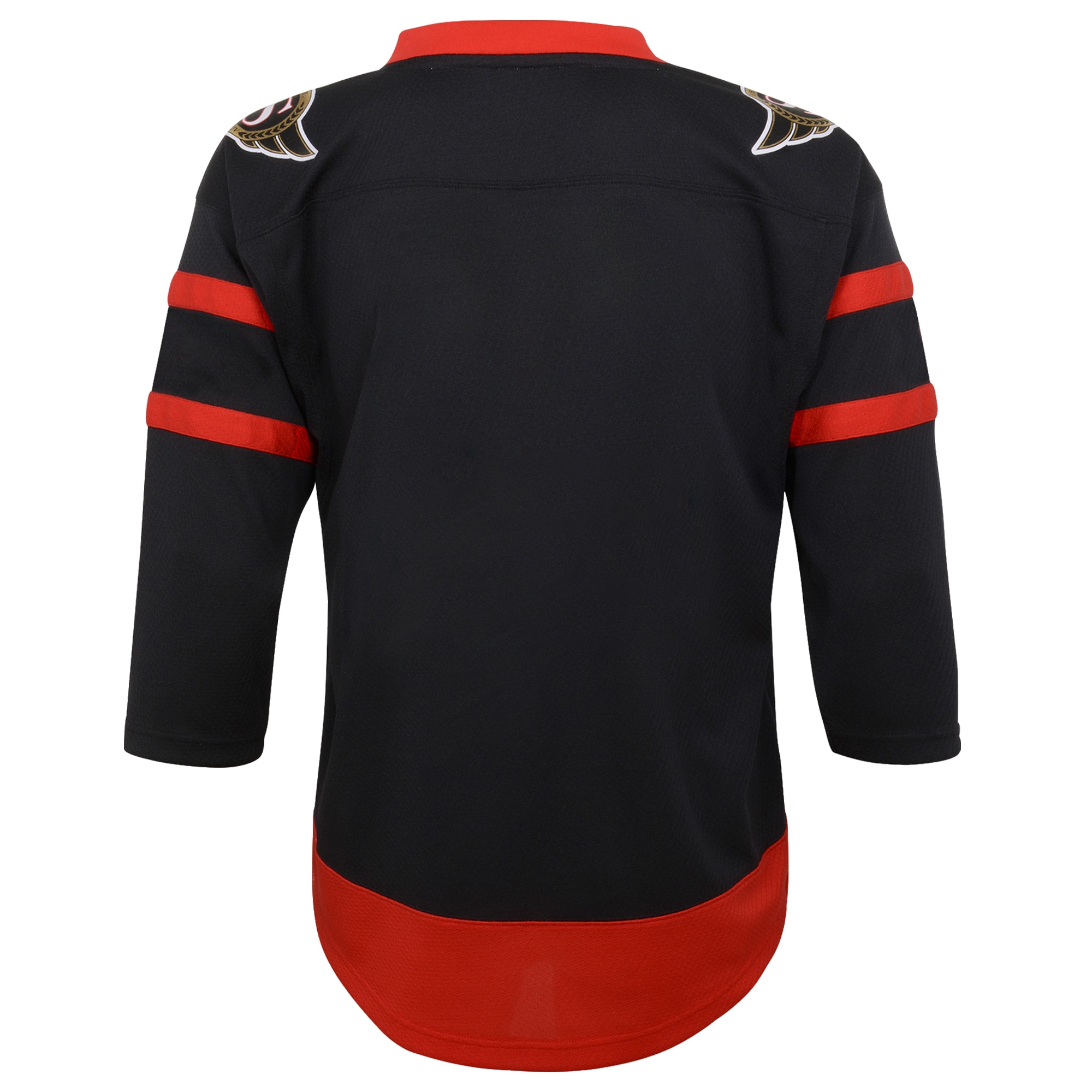 Ottawa Senators Youth Home Replica Blank Jersey - Black - angle 3