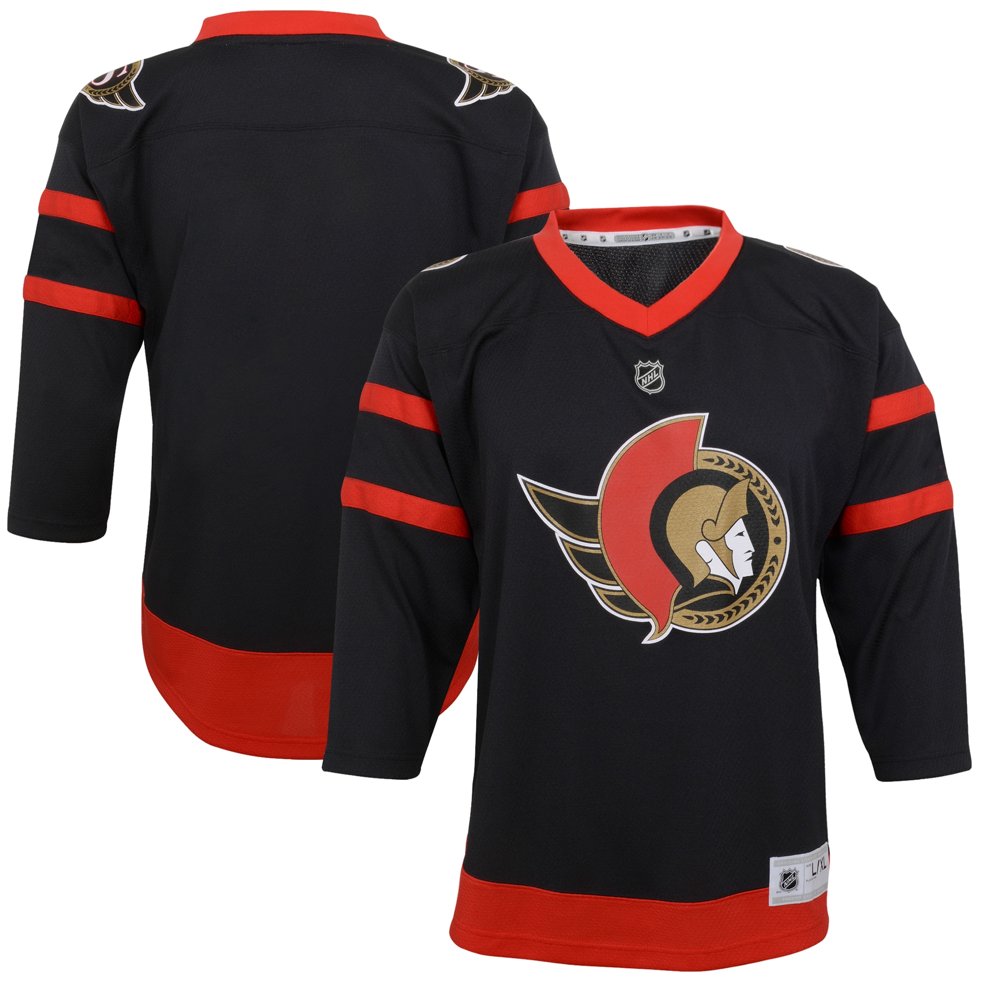 Ottawa Senators Home NHL Jersey - Black | FanWearStyle