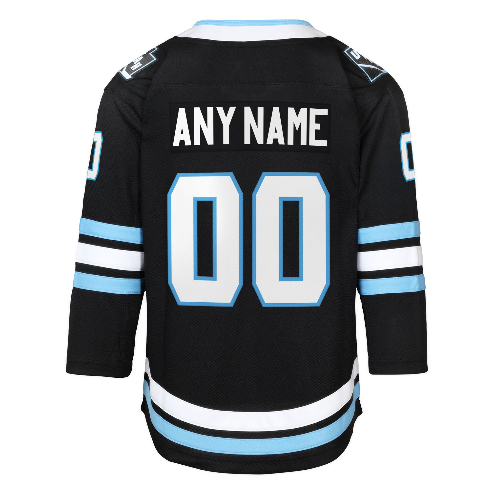Utah Mammoth Youth Home Premier Custom Jersey - Black - angle 3