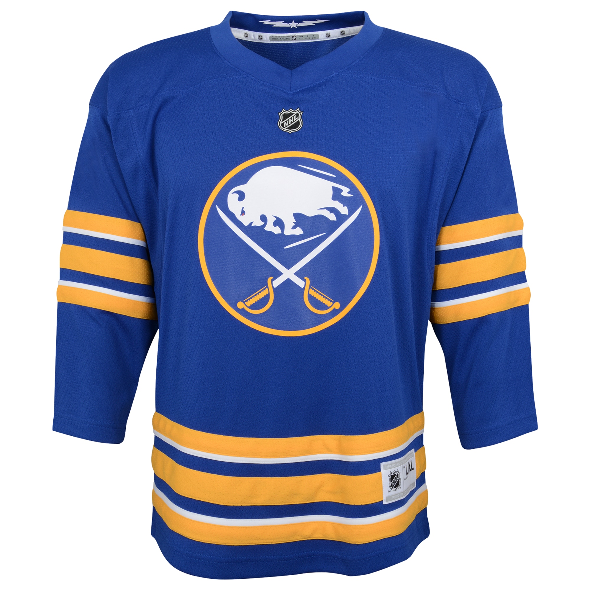 Buffalo Sabres Youth Home Replica Blank Jersey - Blue - angle 3