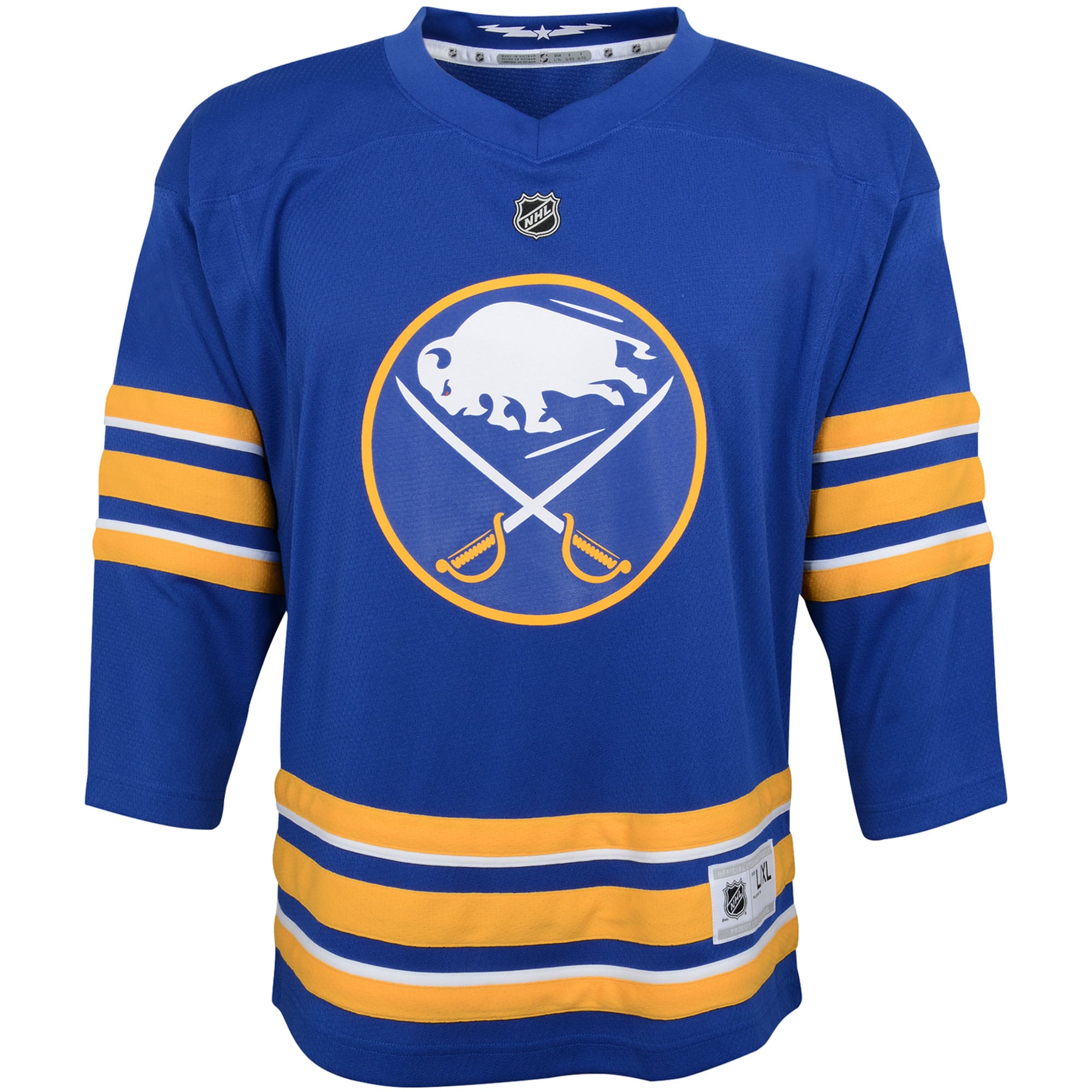 Buffalo Sabres Youth Home Replica Custom Jersey - Blue - angle 3