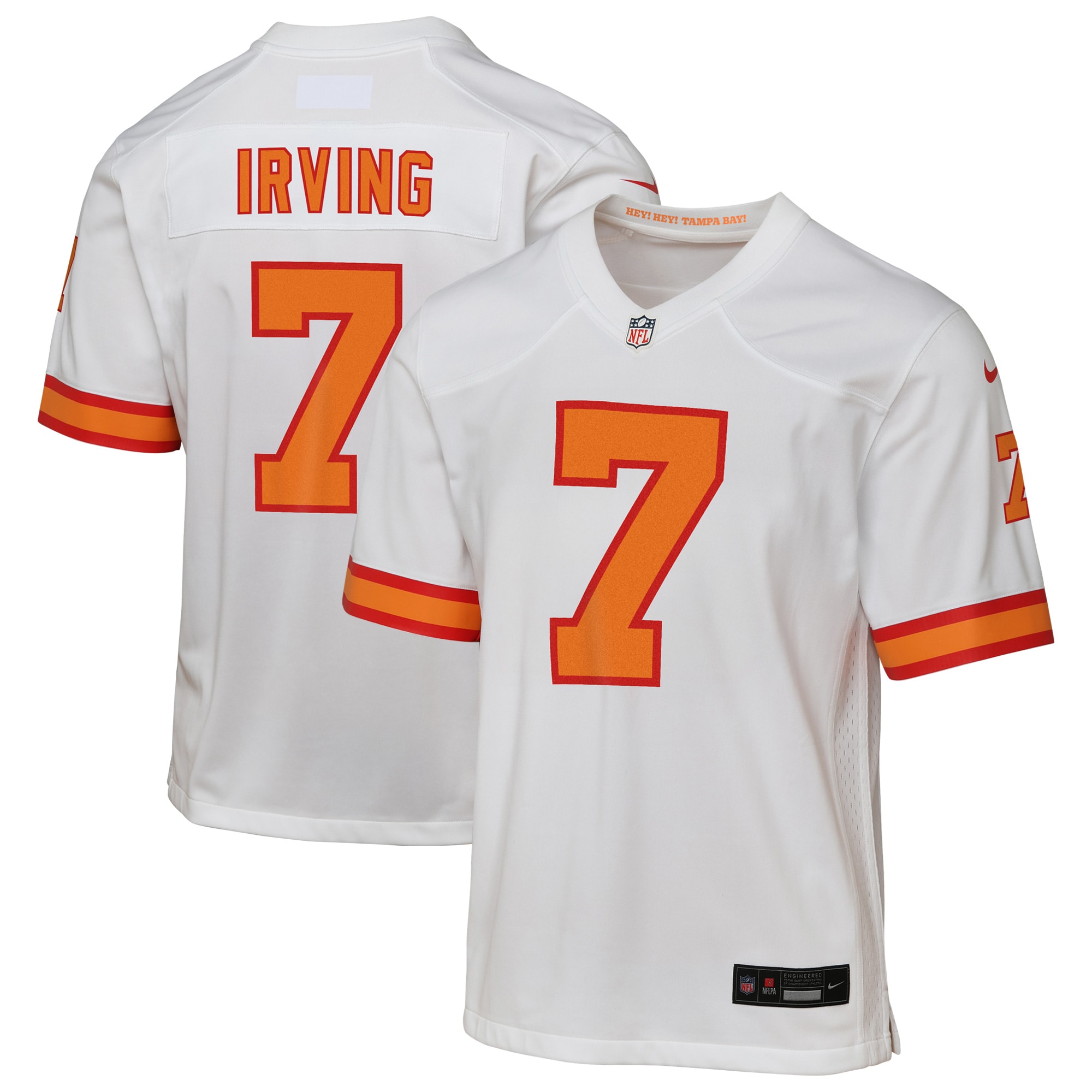 Women's Bucky Irving '76 Tampa Bay Buccaneers Game Jersey - White | FanWearStyle