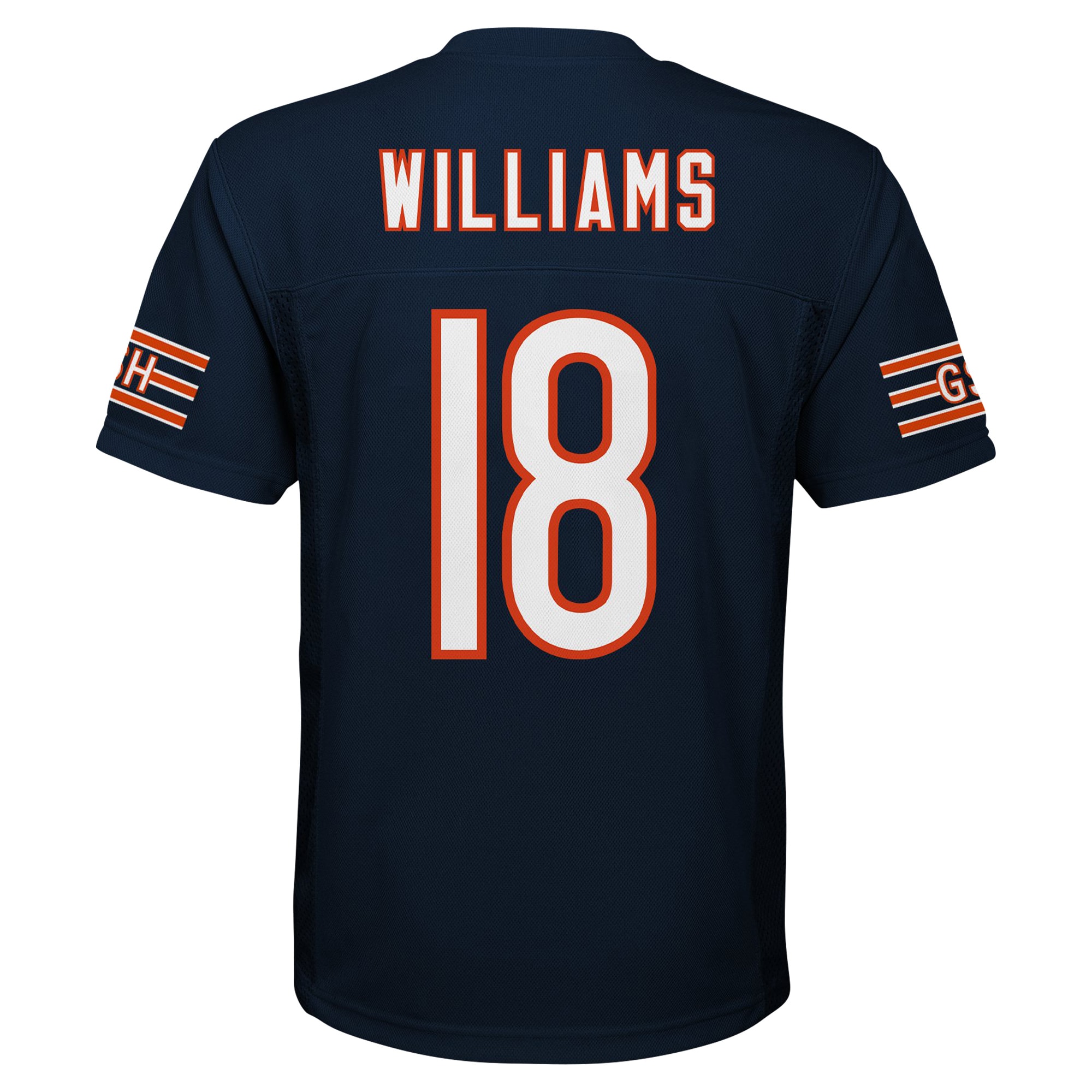 Caleb Williams Chicago Bears Youth Replica Jersey - Navy - angle 3