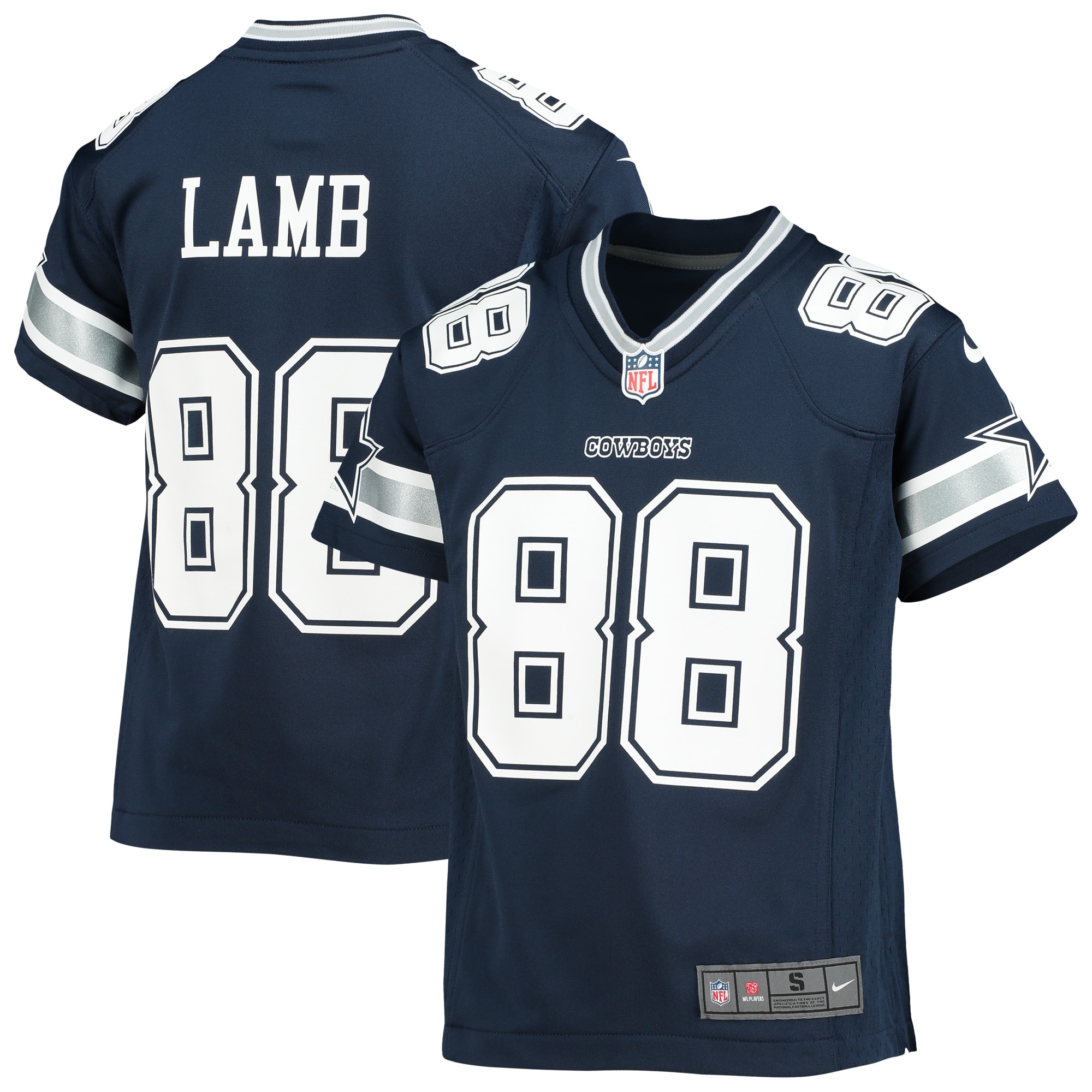 Women's CeeDee Lamb Dallas Cowboys Player Game Jersey - Navy | FanWearStyle