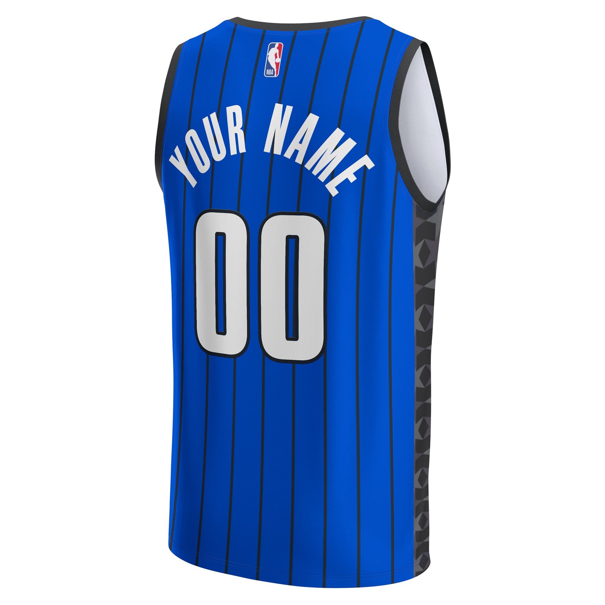 Orlando Magic Fast Break Custom Jersey - Blue - Statement Edition - angle 3