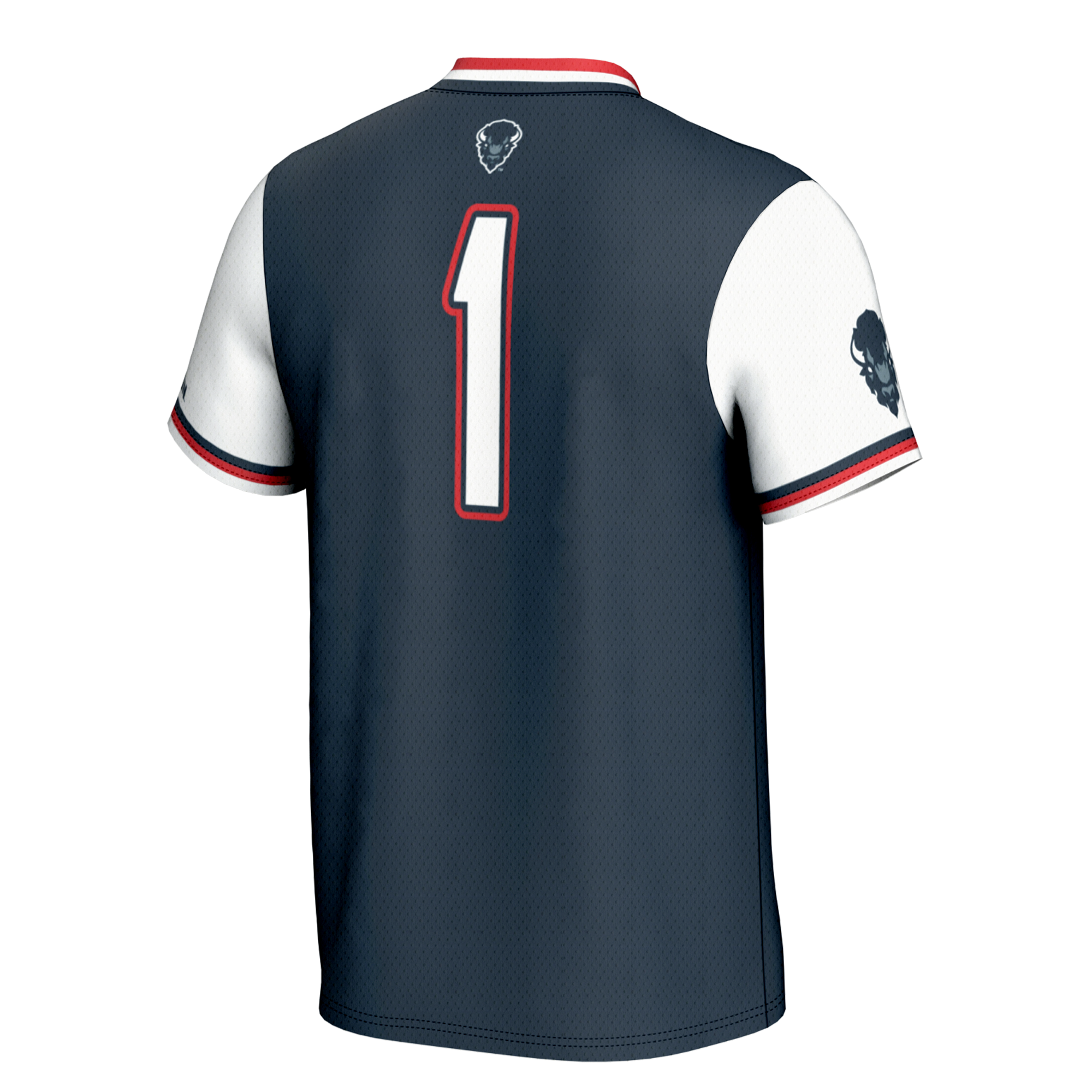 Howard Bison GameDay Greats Youth Lightweight Softball Jersey - Navy - angle 3