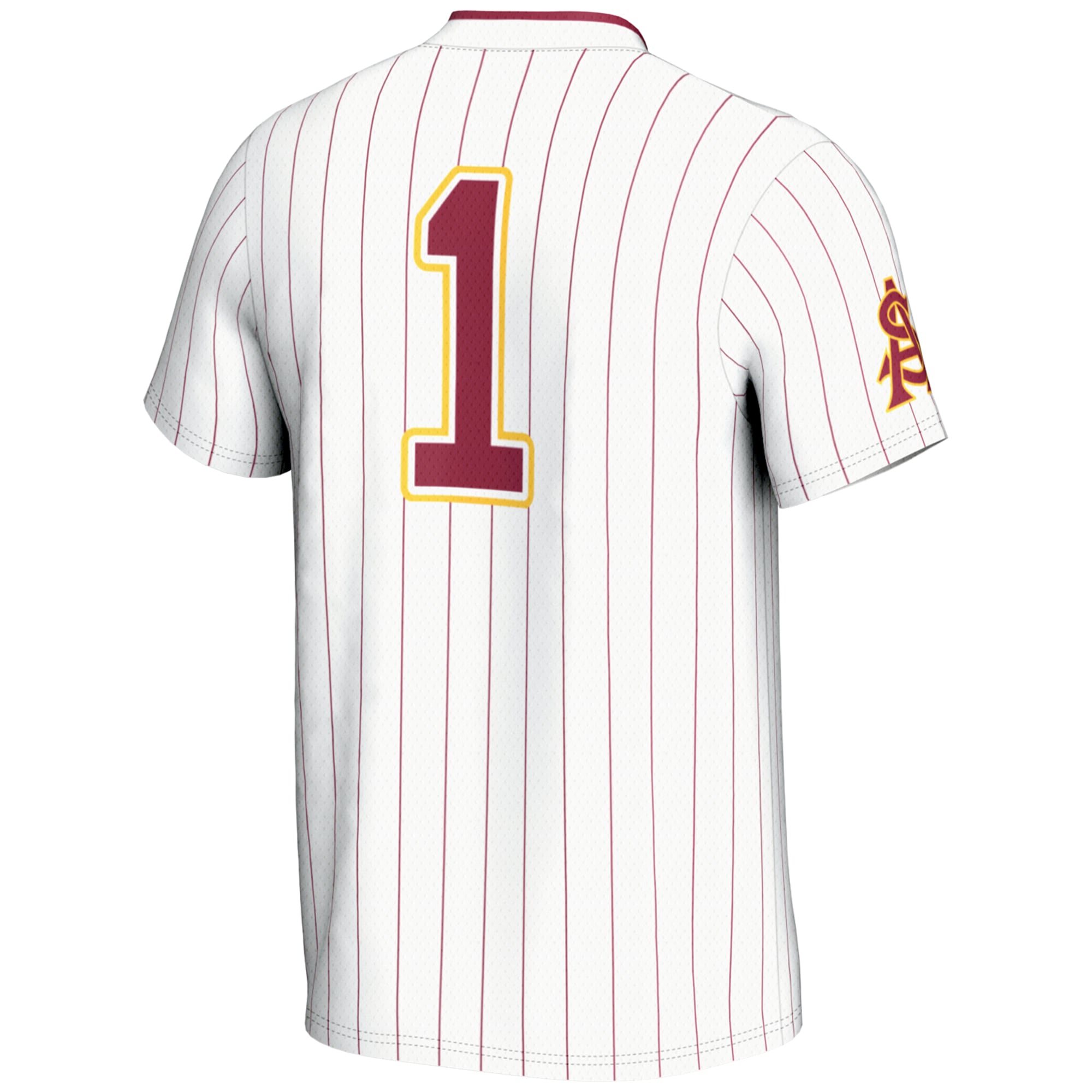 Arizona State Sun Devils GameDay Greats Youth Lightweight Softball Jersey - White - angle 3