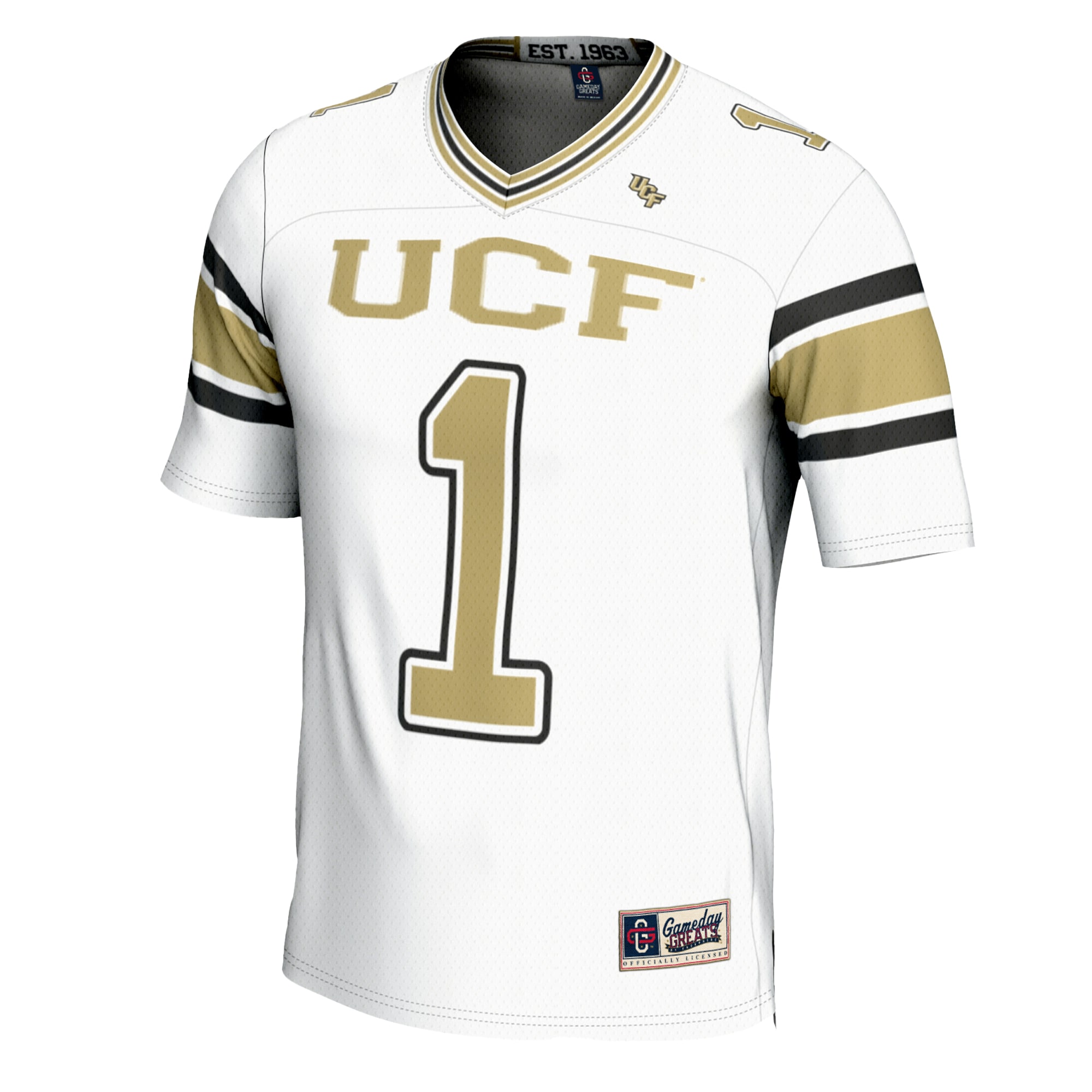 UCF Knights GameDay Greats Youth Football Jersey - White - angle 3