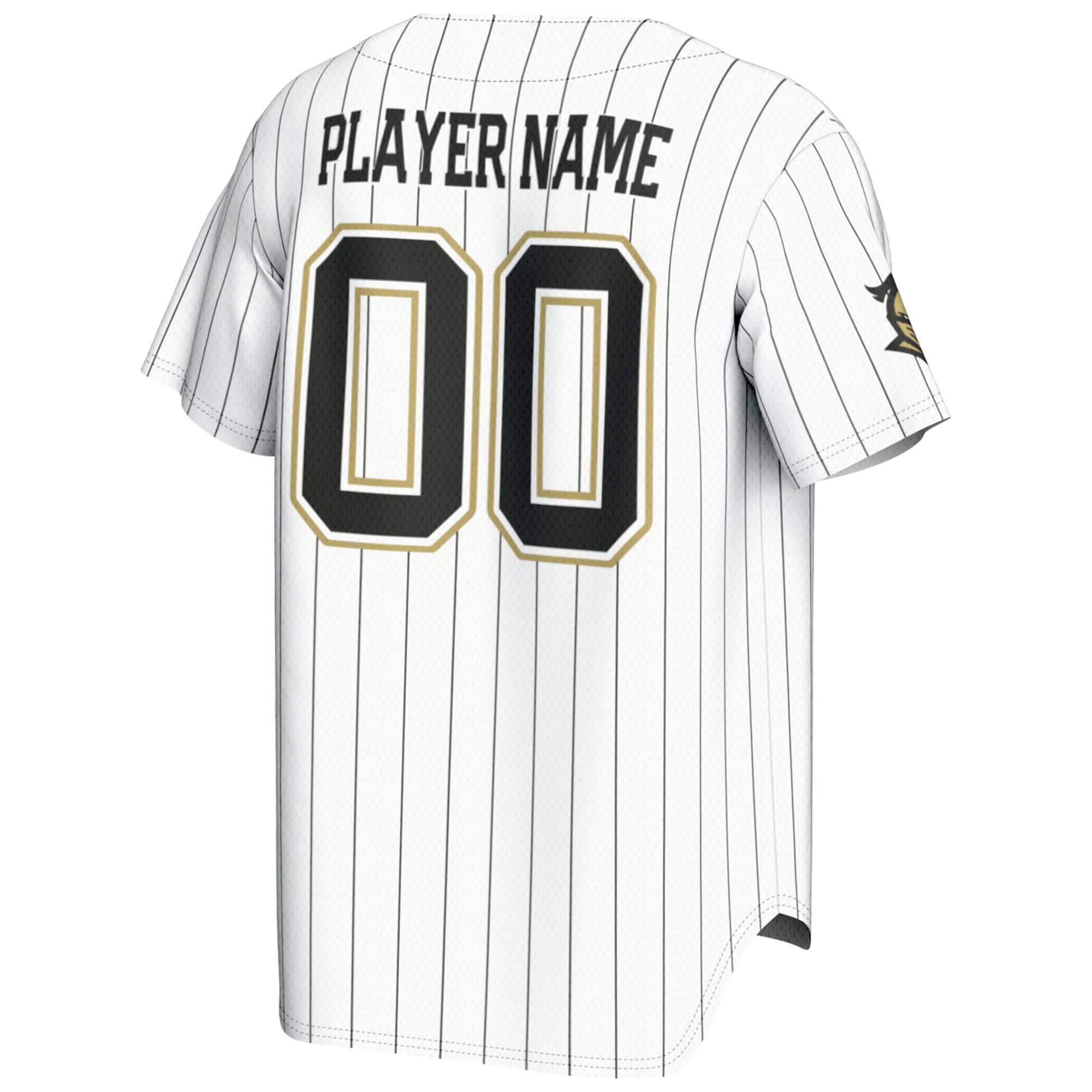 UCF Knights GameDay Greats Youth NIL Pick-A-Player Lightweight Baseball Jersey - White - angle 4