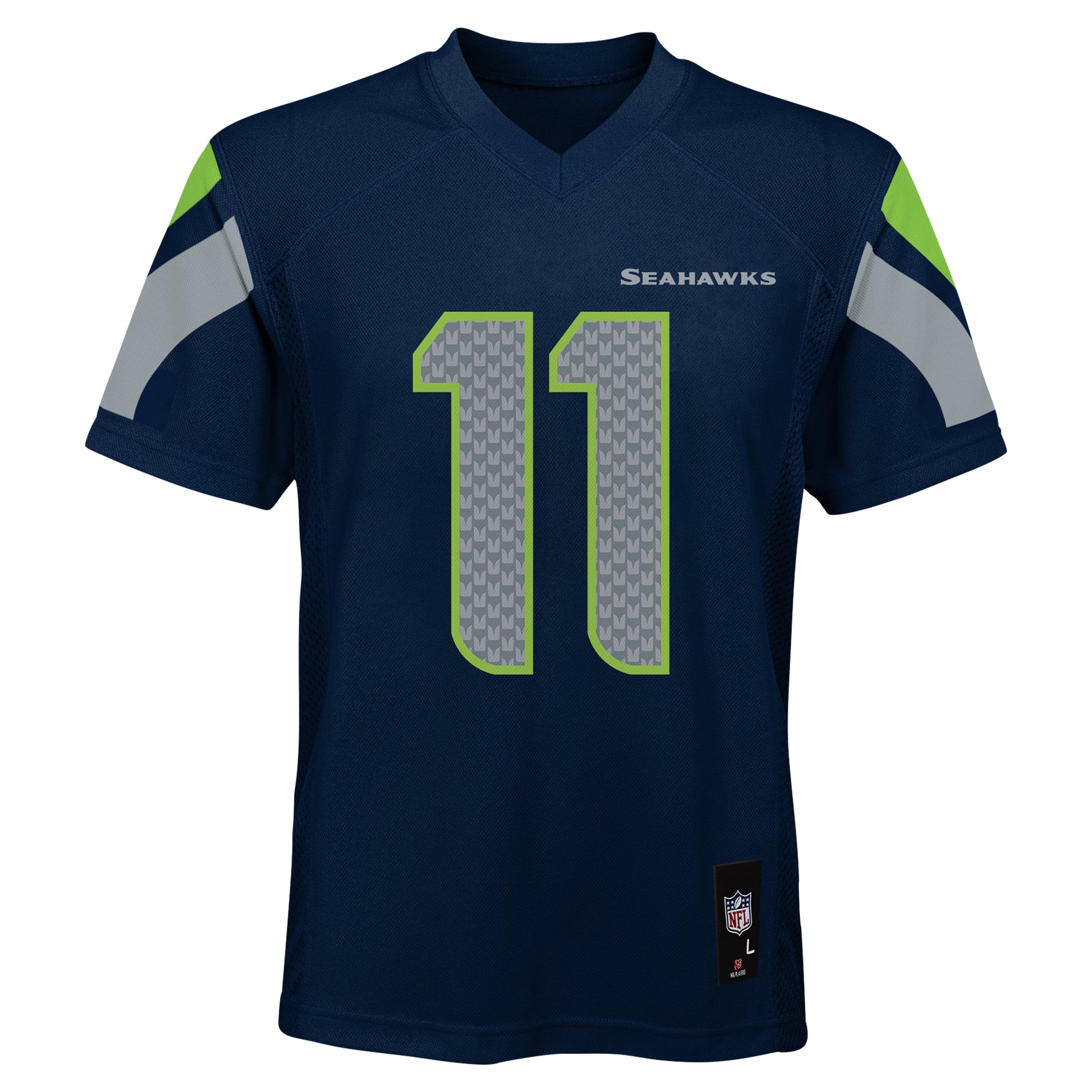 Jaxon Smith-Njigba Seattle Seahawks Youth Replica Jersey - Navy - angle 2