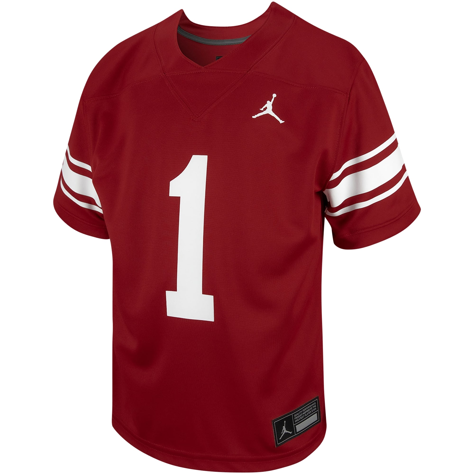 Oklahoma Sooners Youth Untouchable Replica Game Jersey - Crimson - angle 2