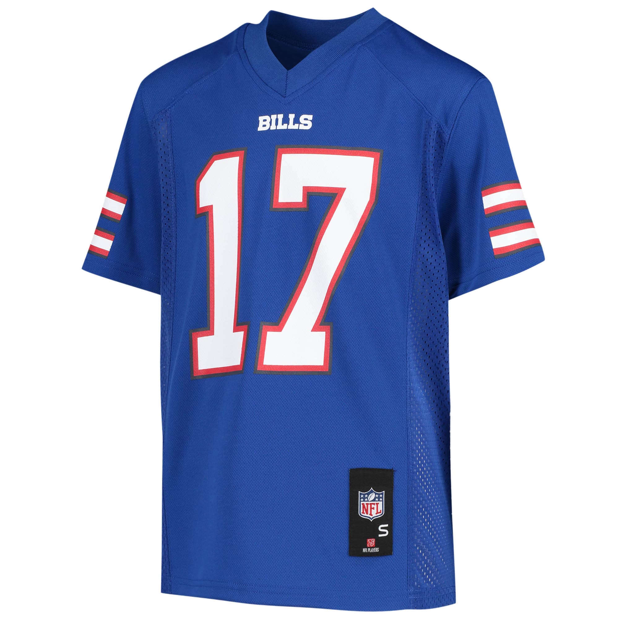 Josh Allen #17 Buffalo Bills Youth Replica Jersey - Royal - angle 3