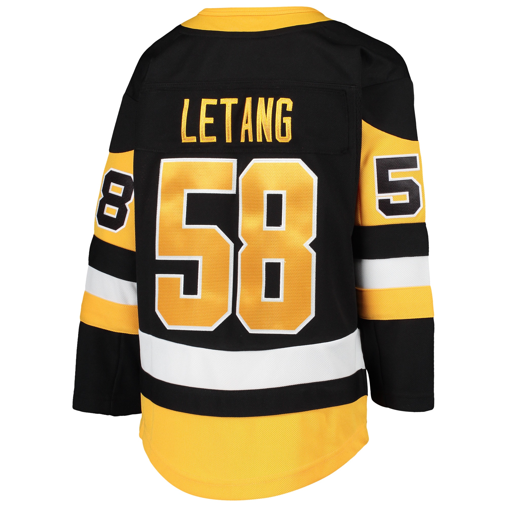 Kris Letang Pittsburgh Penguins Youth Premier Player Jersey - Black - angle 3