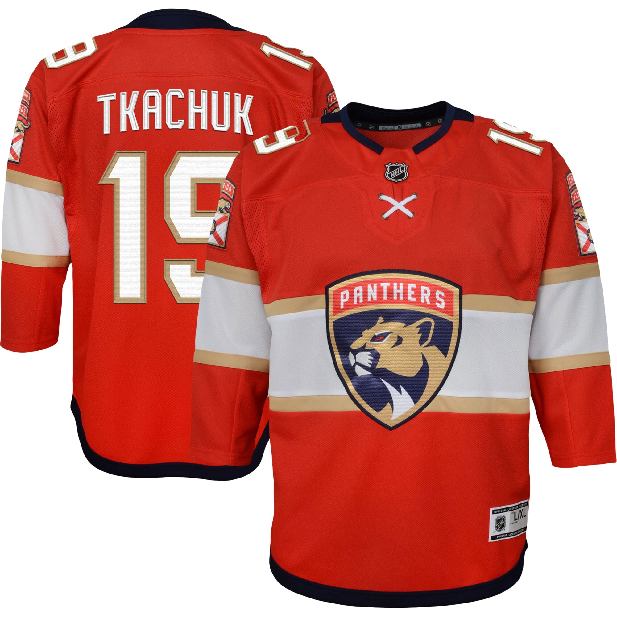 Matthew Tkachuk Florida Panthers Home NHL Jersey - Red | FanWearStyle