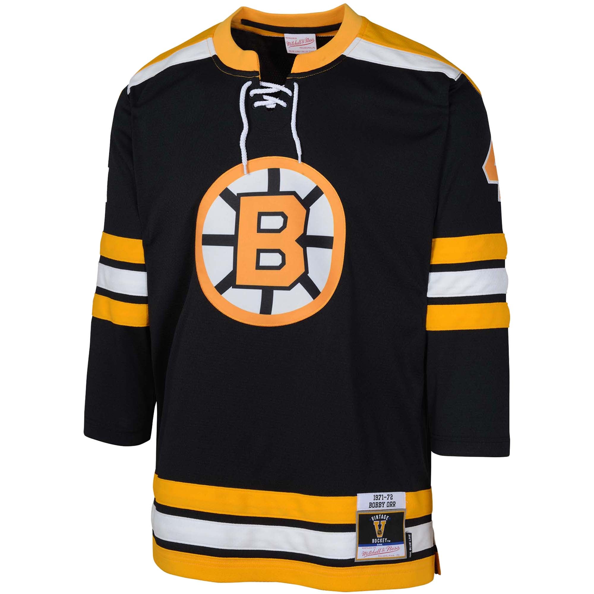 Bobby Orr Boston Bruins Youth Power Play Player Jersey - Black - angle 3