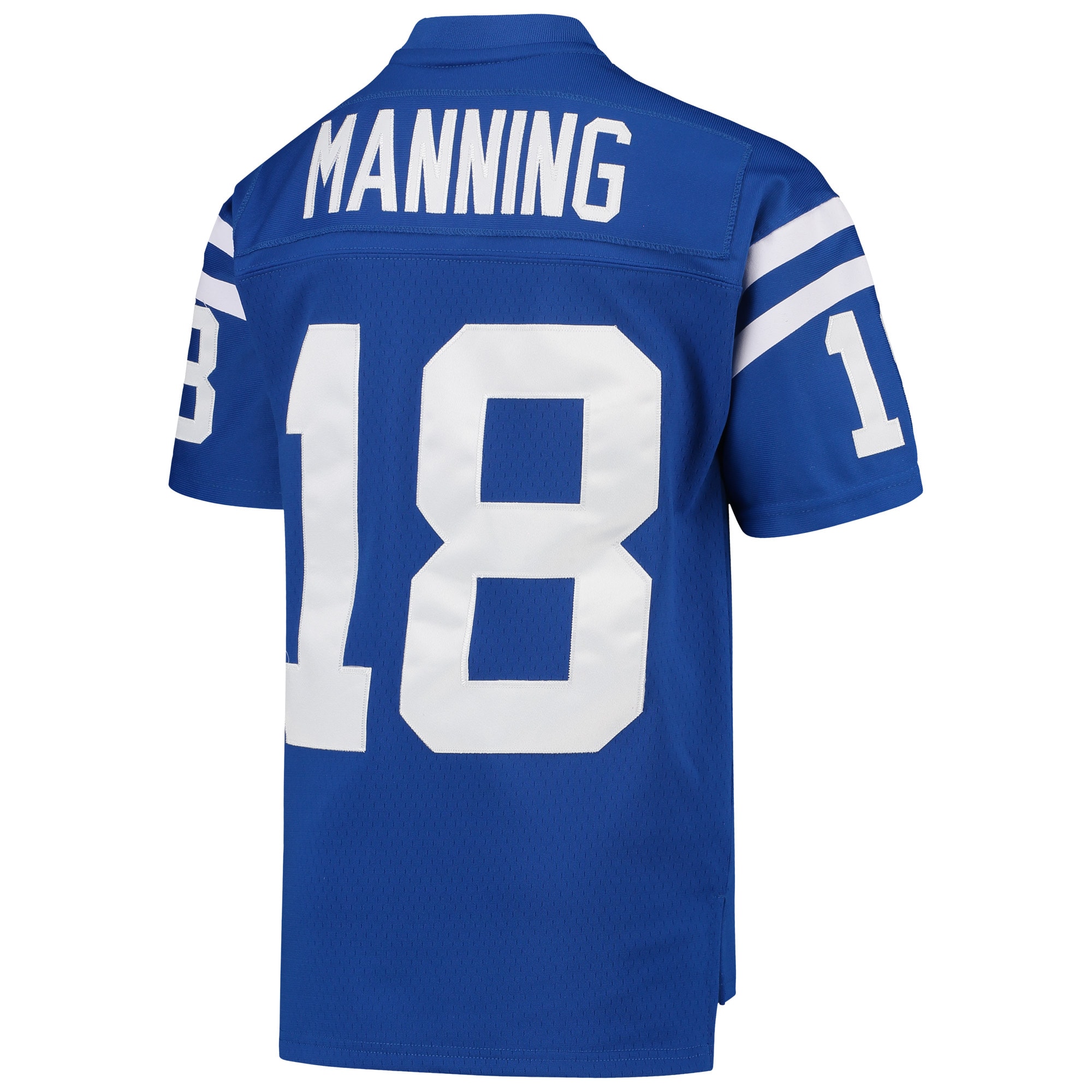 Peyton Manning Indianapolis Colts Youth 1998 Legacy Retired Player Jersey - Royal - angle 3